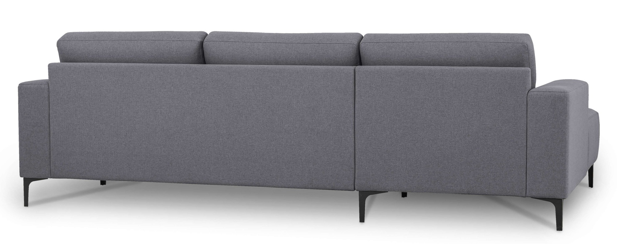 Home affaire Ecksofa »Tournon, L-Form, Breite 262 cm, Webstoff, Chenille«, Designsofa im nordischen Stil, Wellenunterfederung, Metallfüsse