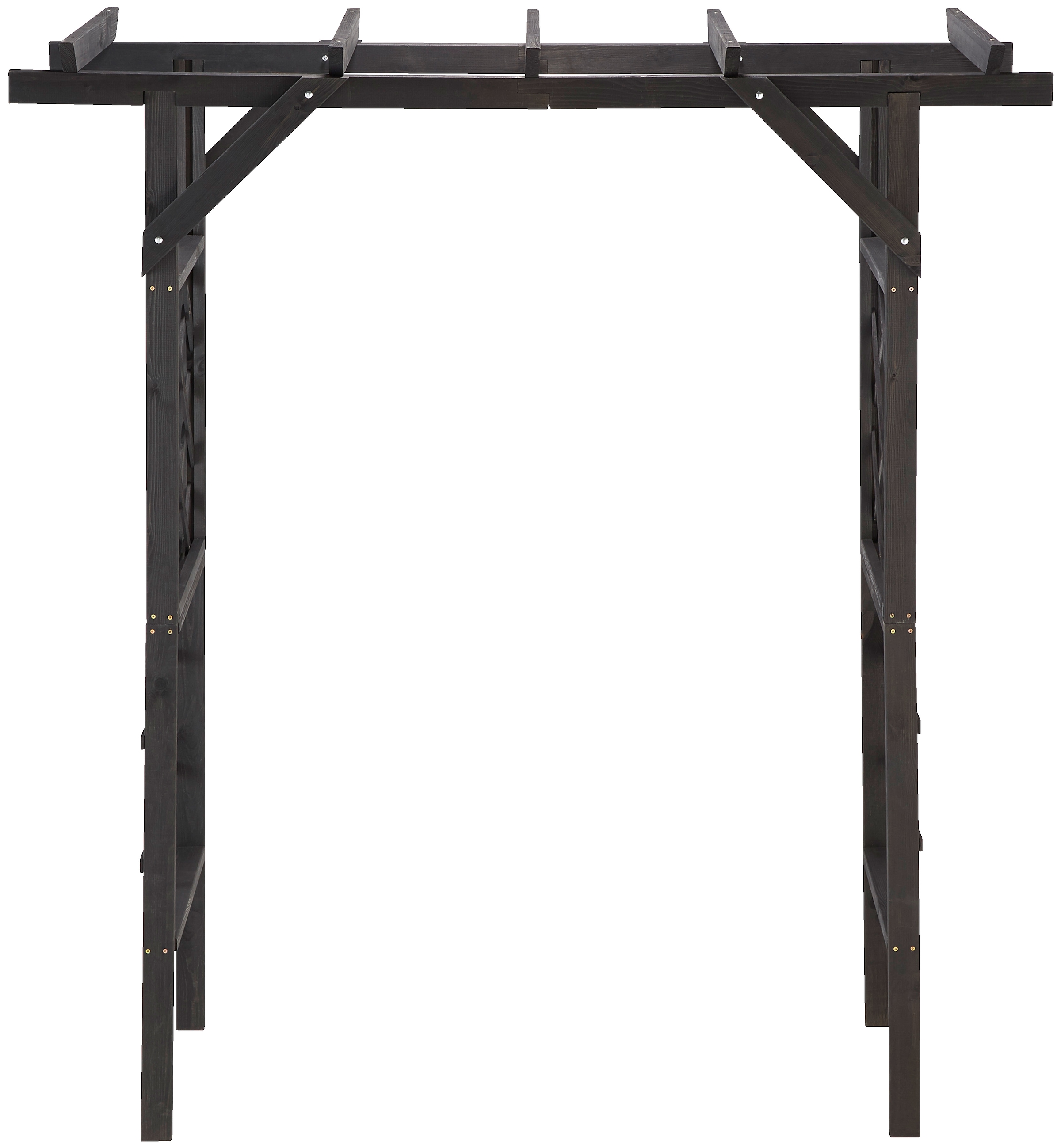promadino Rosenbogen »Pergola Ben«, BxTxH: 200x65x208 cm, anthrazit
