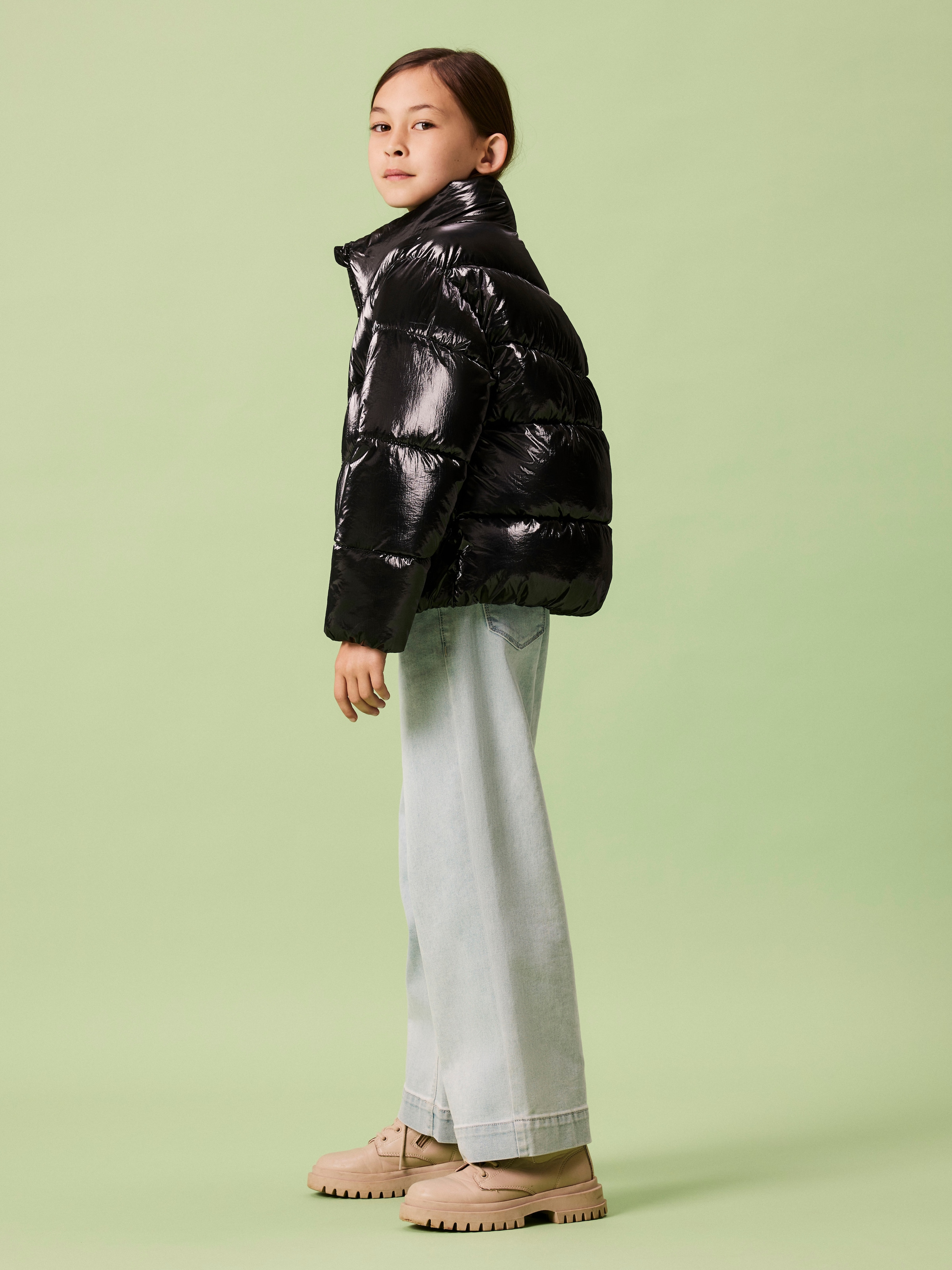 Name It Steppjacke »NKFMANON PUFFER JACKET«, ohne Kapuze