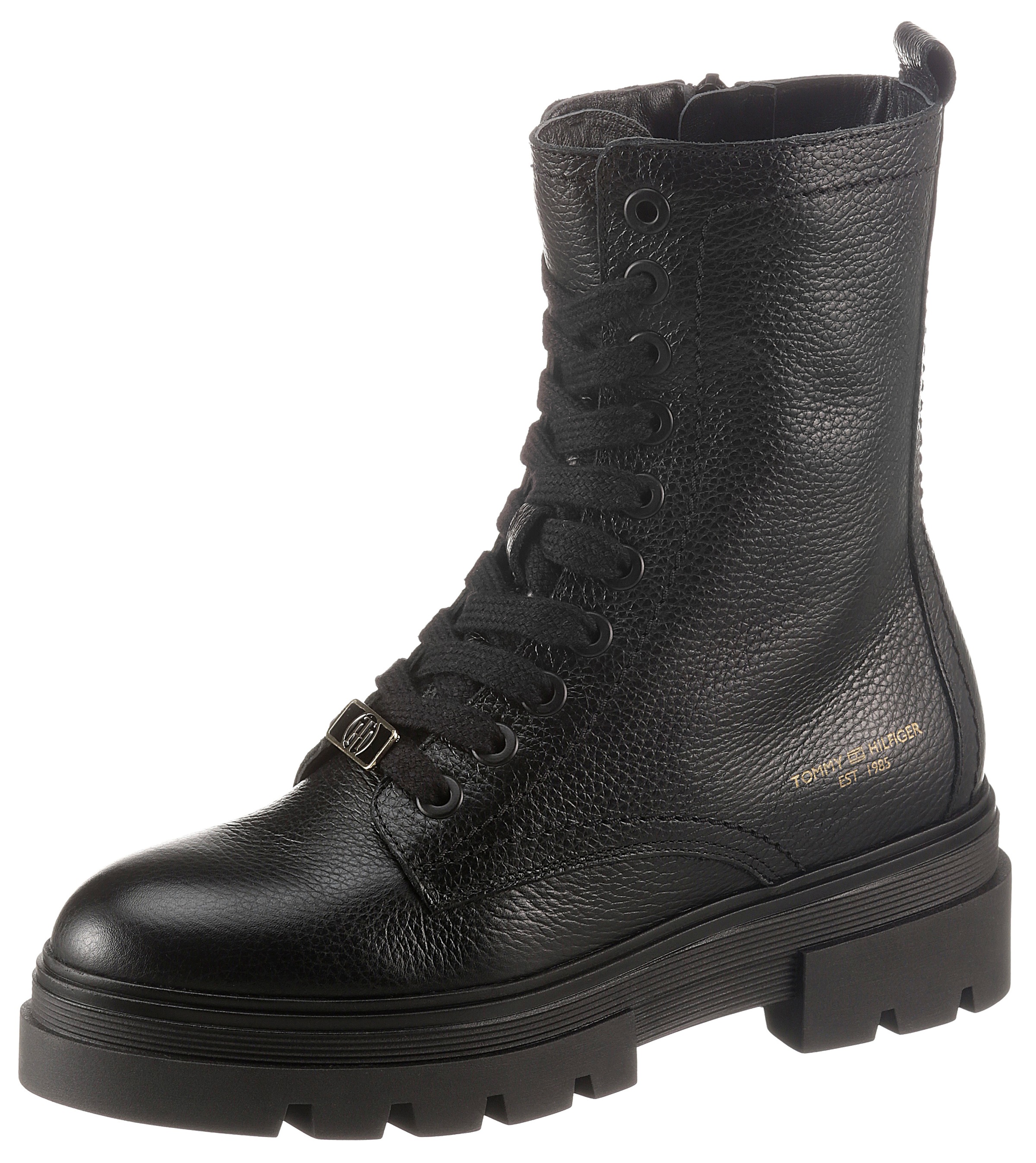 Image of Tommy Hilfiger Schnürboots »MONOCHROMATIC LACE UP BOOT«, mit Logodruck bei Ackermann Versand Schweiz