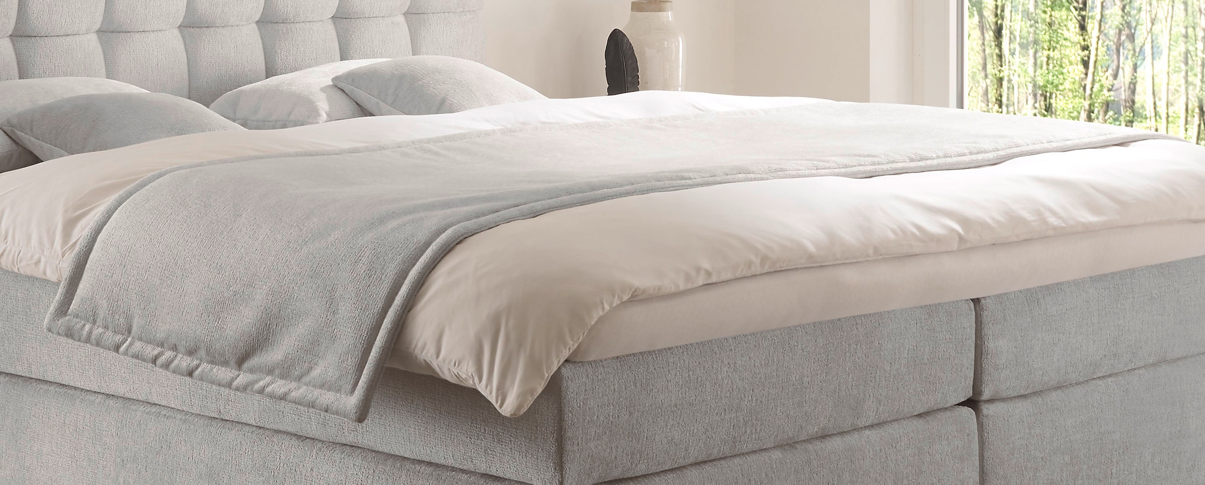 hapo Tagesdecke »Plaid« beidseitig Stoff mit Vliesswatte versteppt