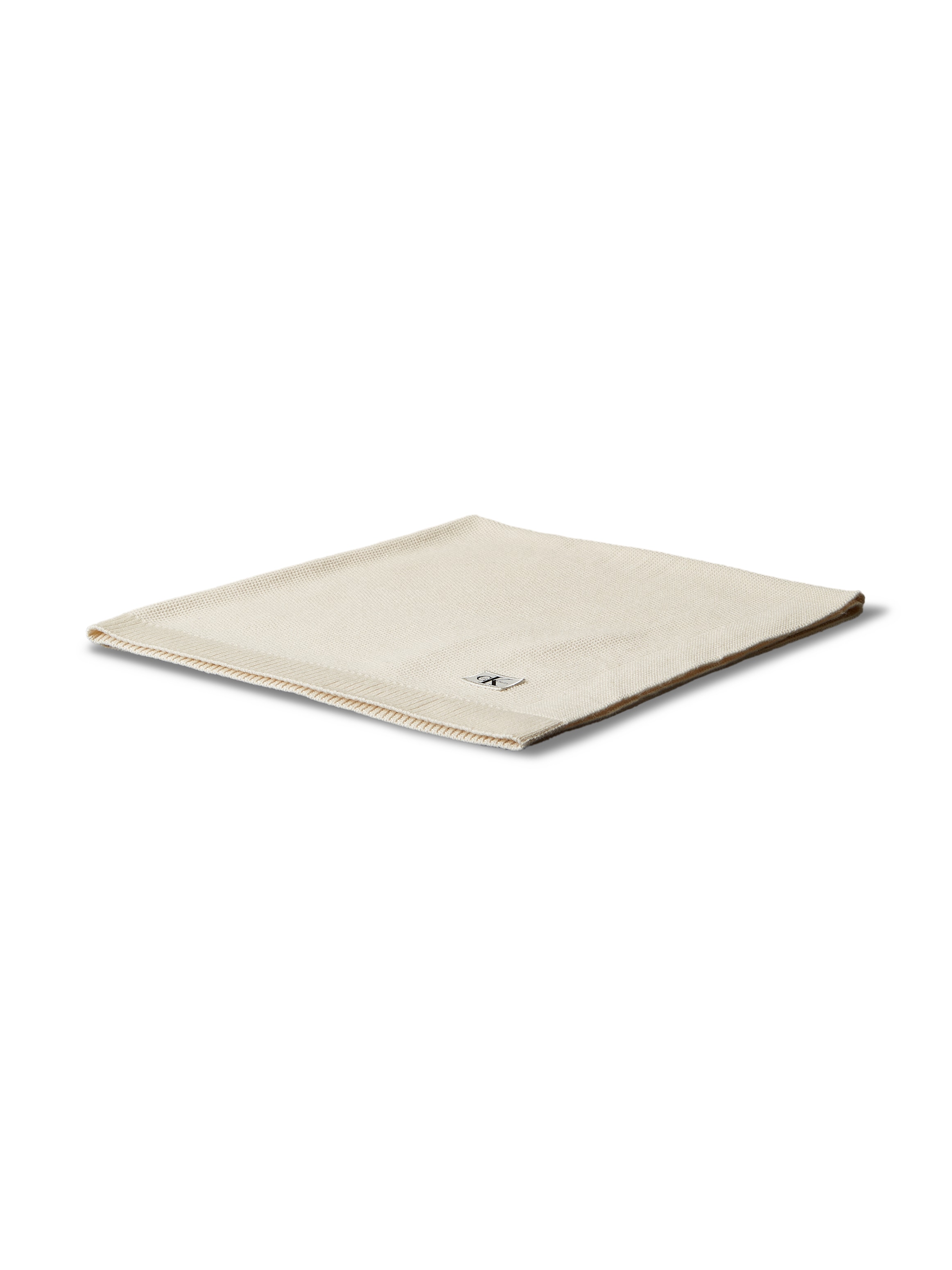 Calvin Klein Jeans Couverture pour bébé »KNIT BABY BLANKET GIFTBOX« Avec bord-côtes tricoté, taille unique