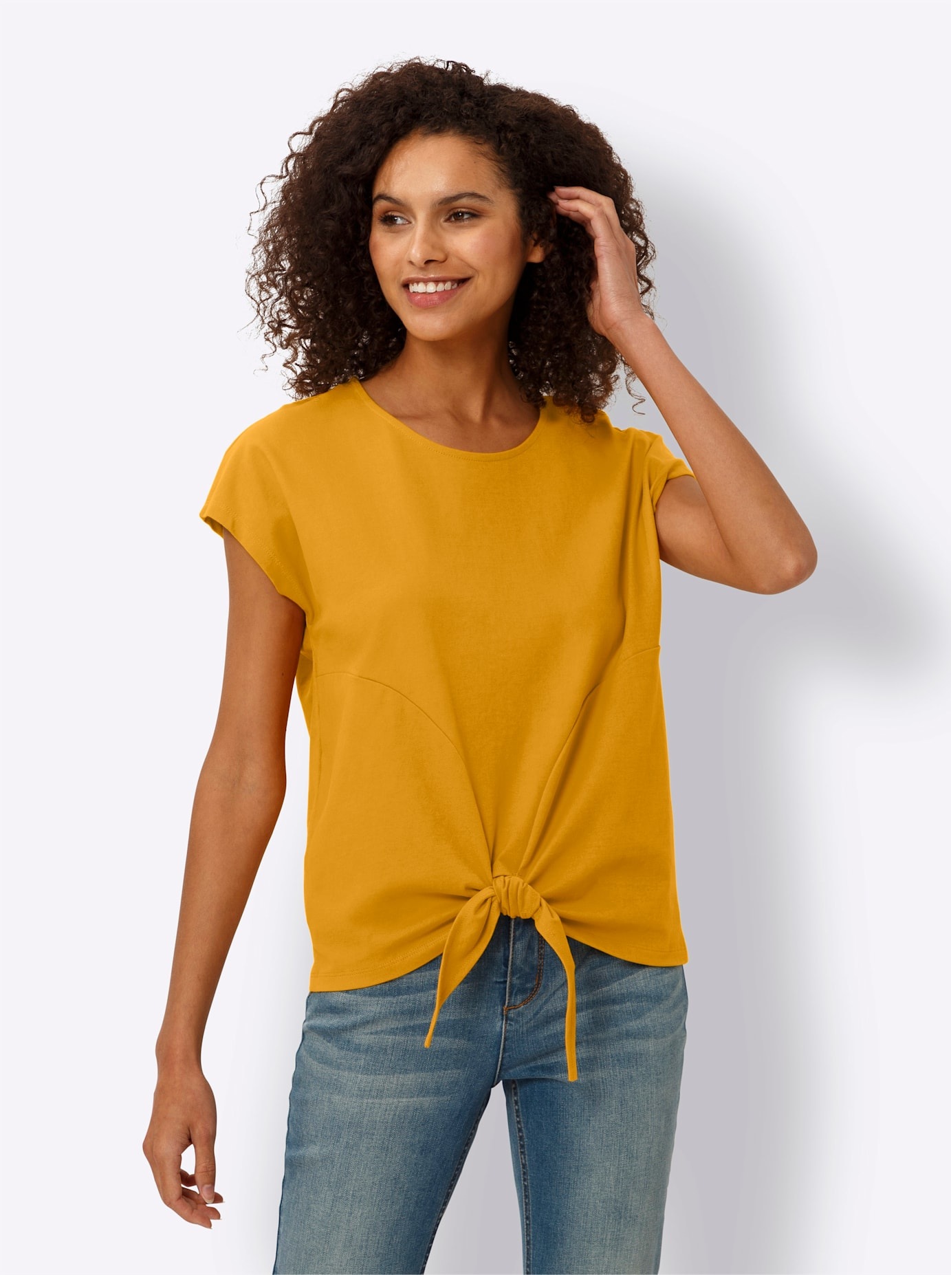 heine Rundhalsshirt »Shirt«, (1 tlg.)