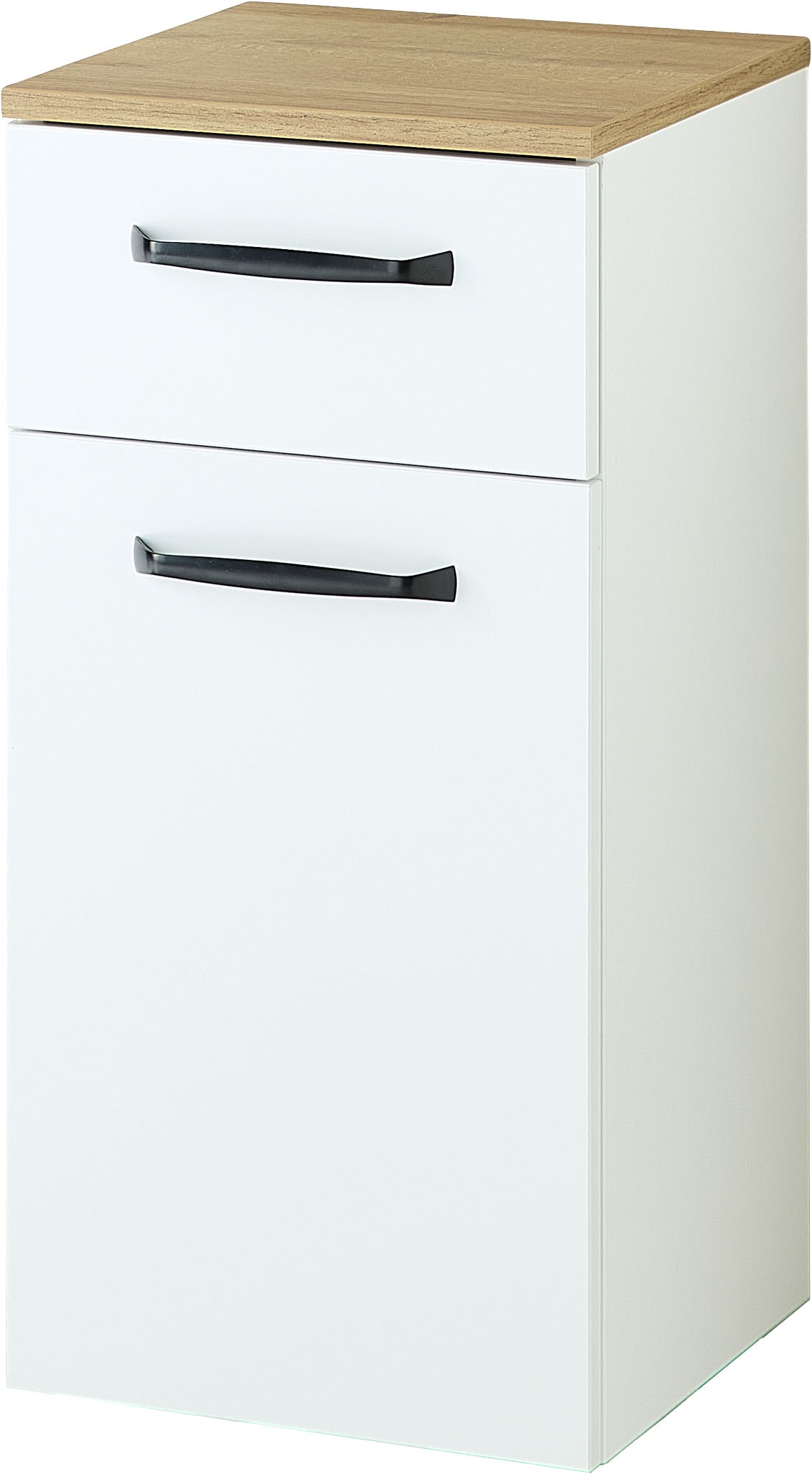 Image of Saphir Unterschrank "Quickset 500, Badschrank 32,4 cm, 1 Tür und 1 Schublade" Badezimmerschrank, 1 Einlegeboden