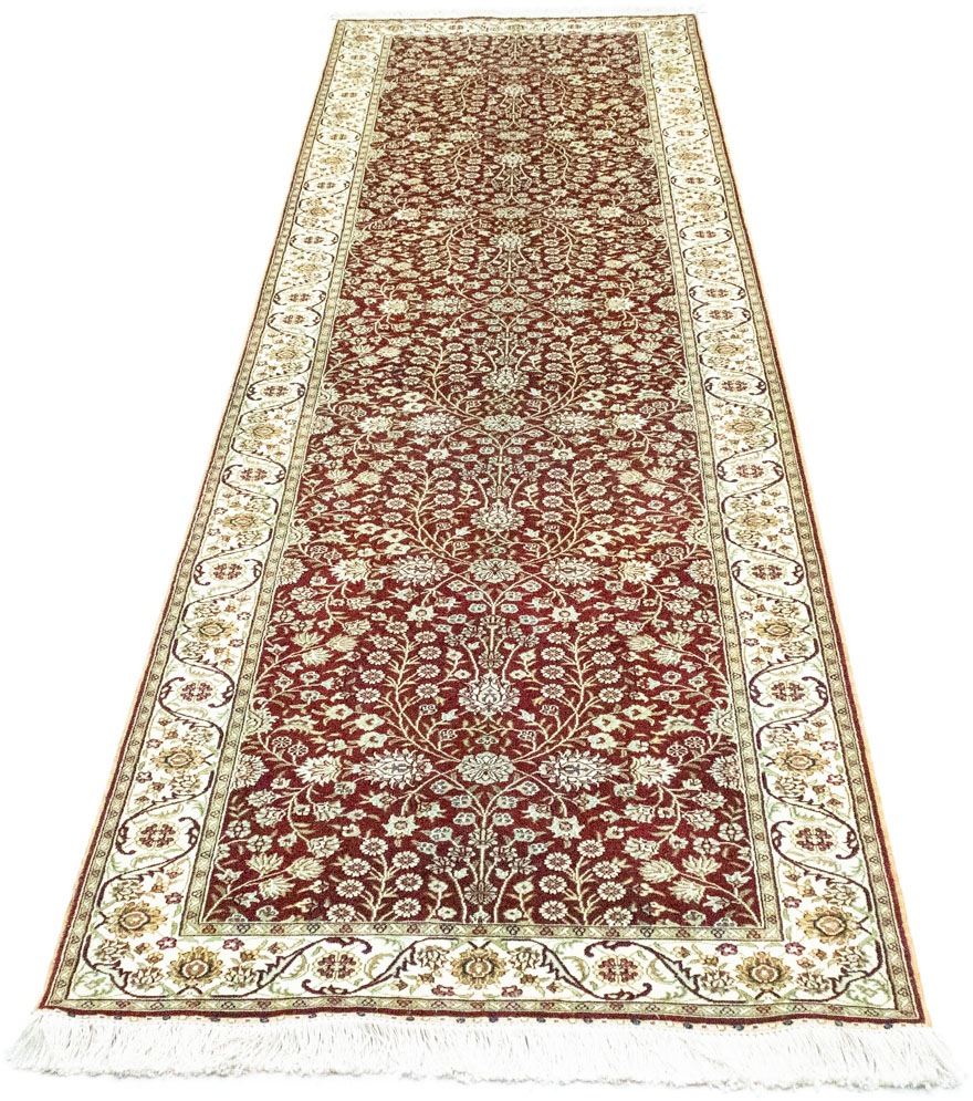 Image of morgenland Wollteppich »Hereke Seide Teppich handgeknüpft rot«, rechteckig, 6 mm Höhe bei Ackermann Versand Schweiz