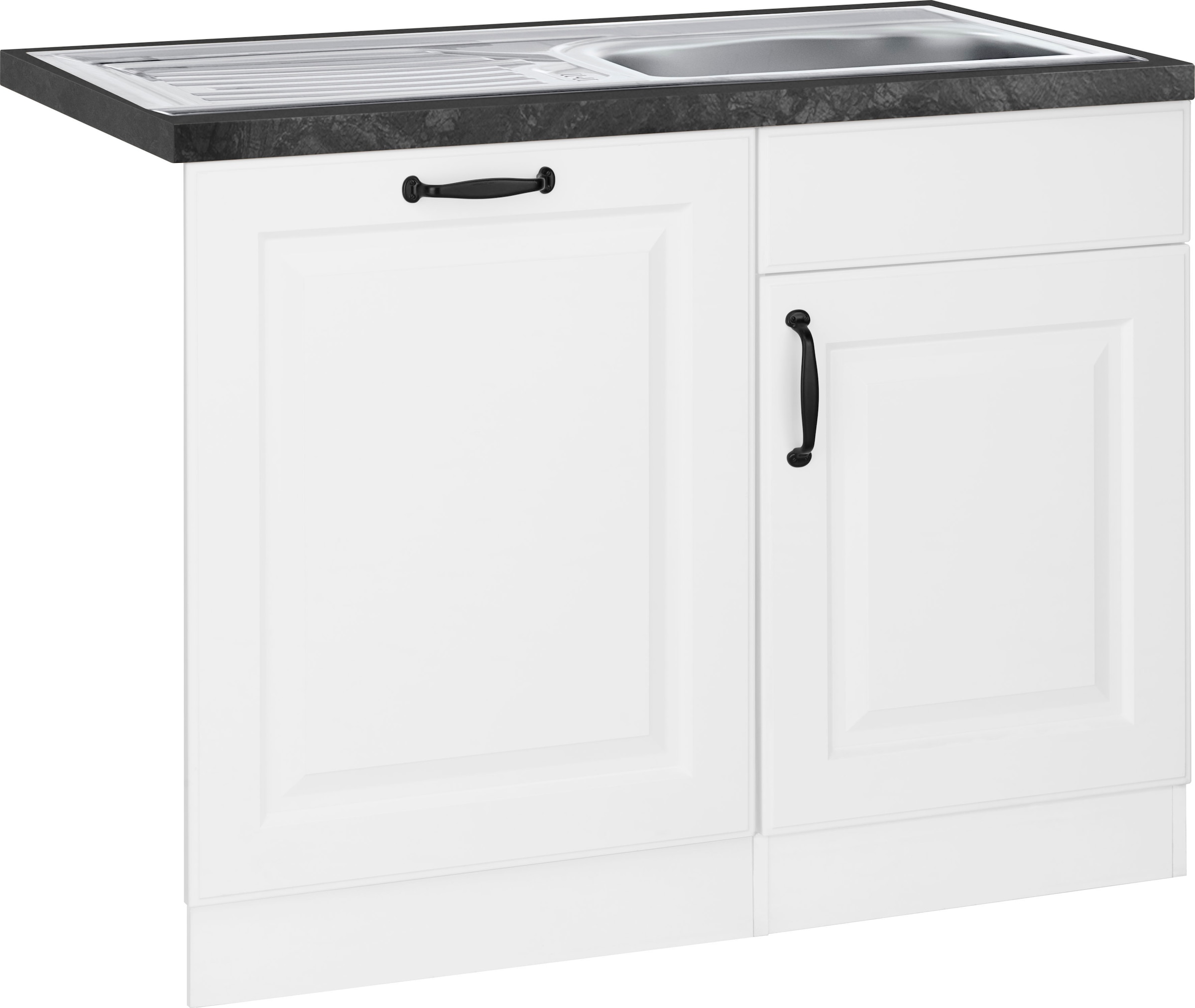 Image of wiho Küchen Spülenschrank »Erla«, 110 cm breit, inkl. Tür/Sockel für Geschirrspüler bei Ackermann Versand Schweiz