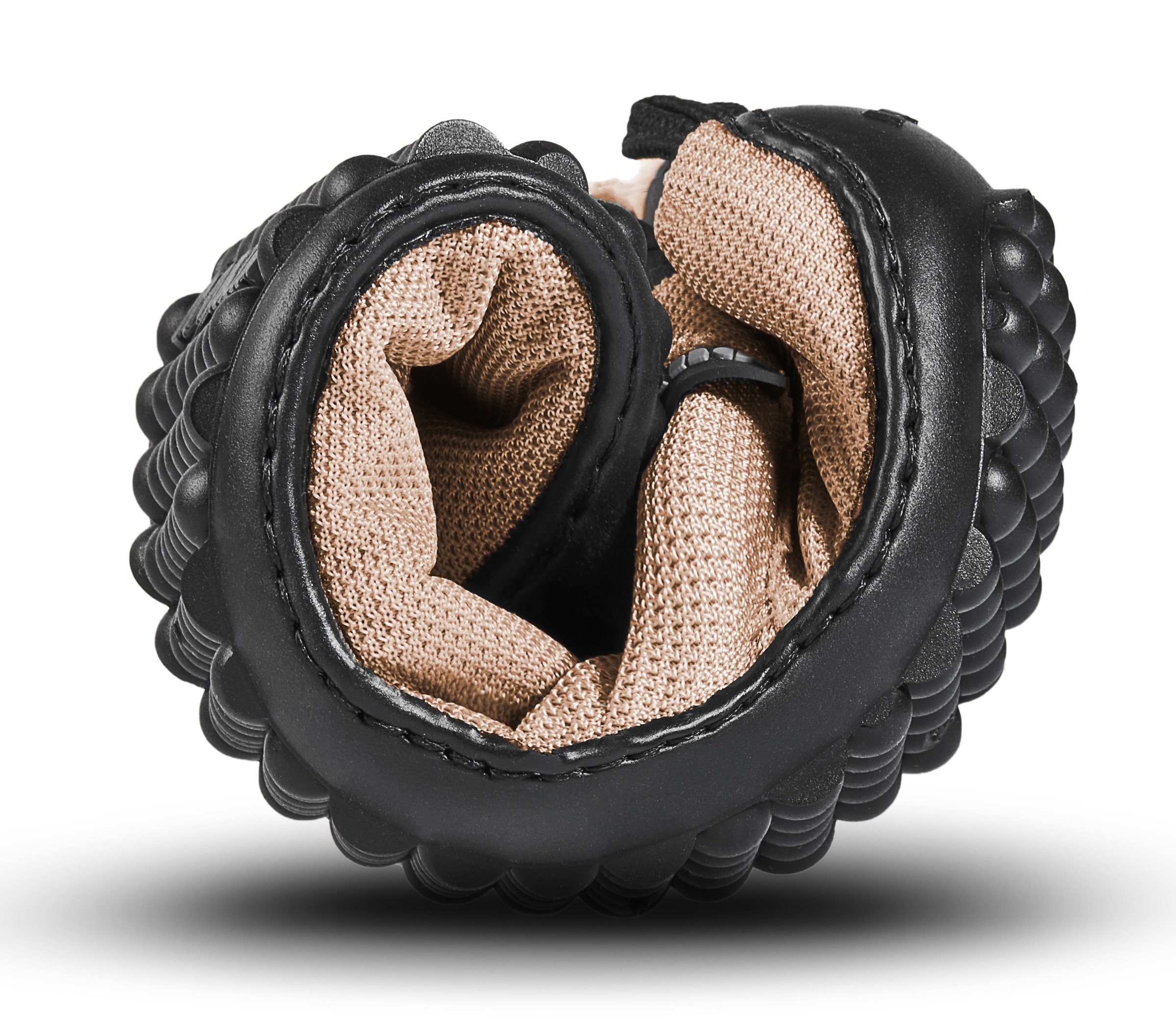 Leguano Barfussschuh »KOSMO«, Bequemschuh, Schnürboots mit einzigartiger Halbkugel-Laufsohle
