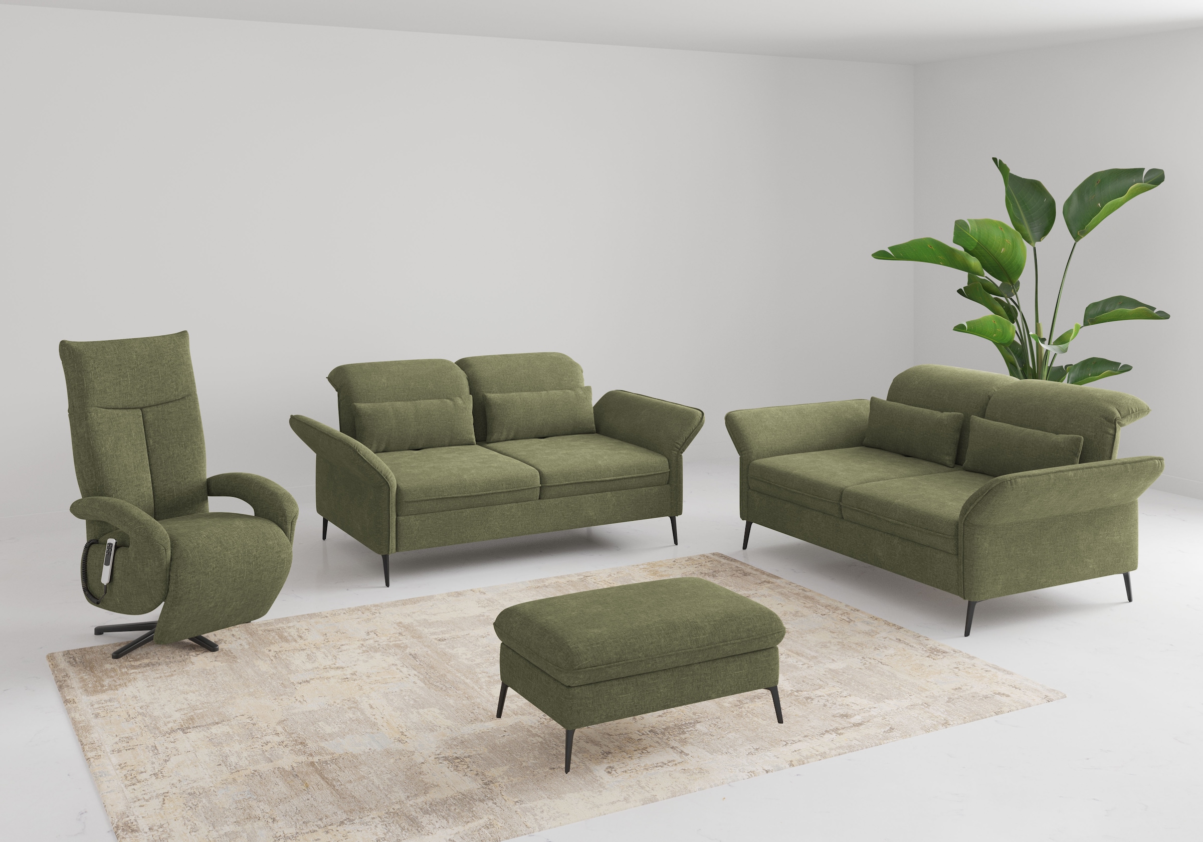 sit&more 2,5-Sitzer »Emely«, mit Sitztiefenverstellung, optional mit Bettfunktion