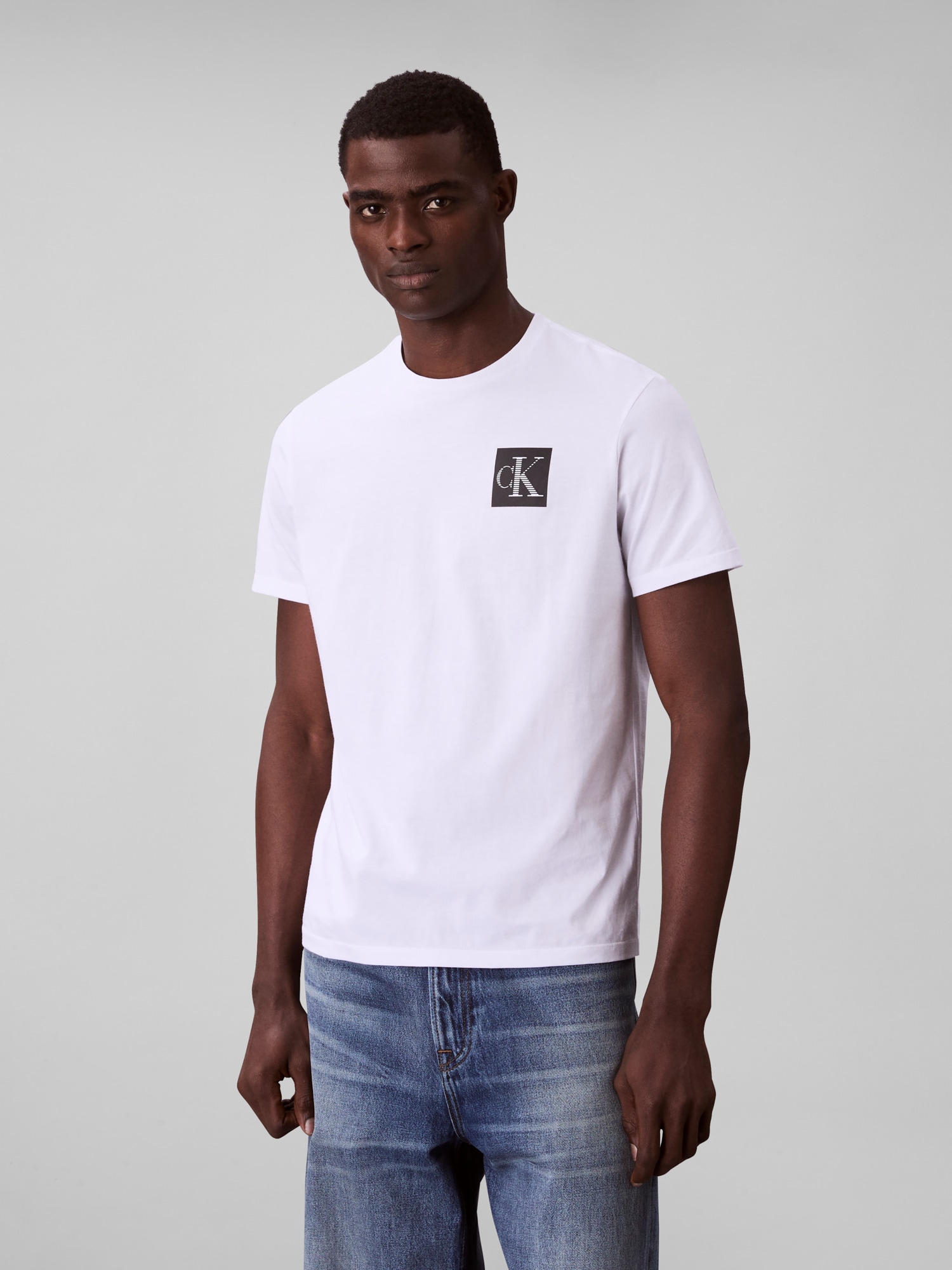 Image of Calvin Klein Jeans T-Shirt "SS GRDNT MNGRM E LG" Mit Rundhalsausschnitt