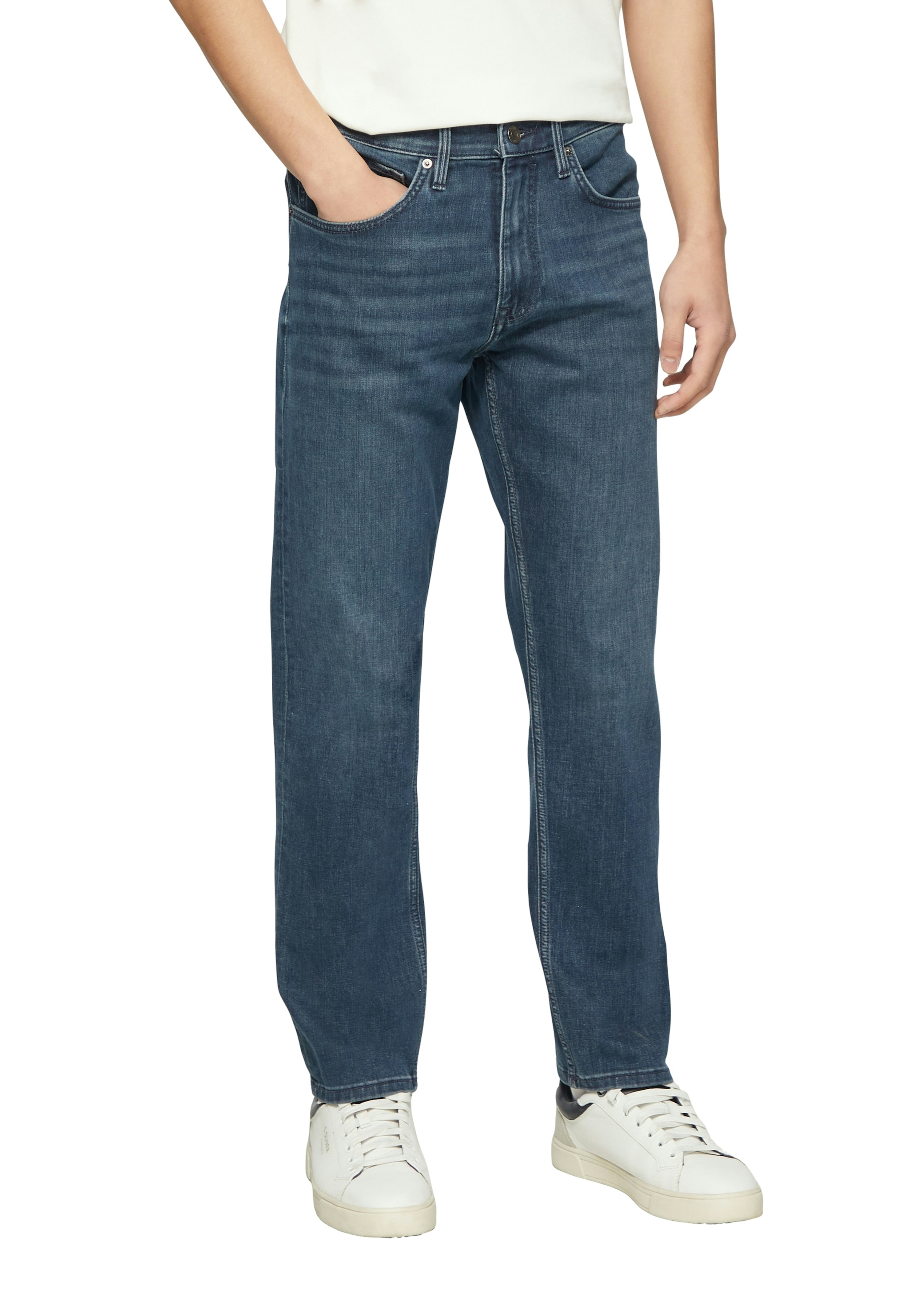 s.Oliver Jeans à 5 poches en coupe tapered fit