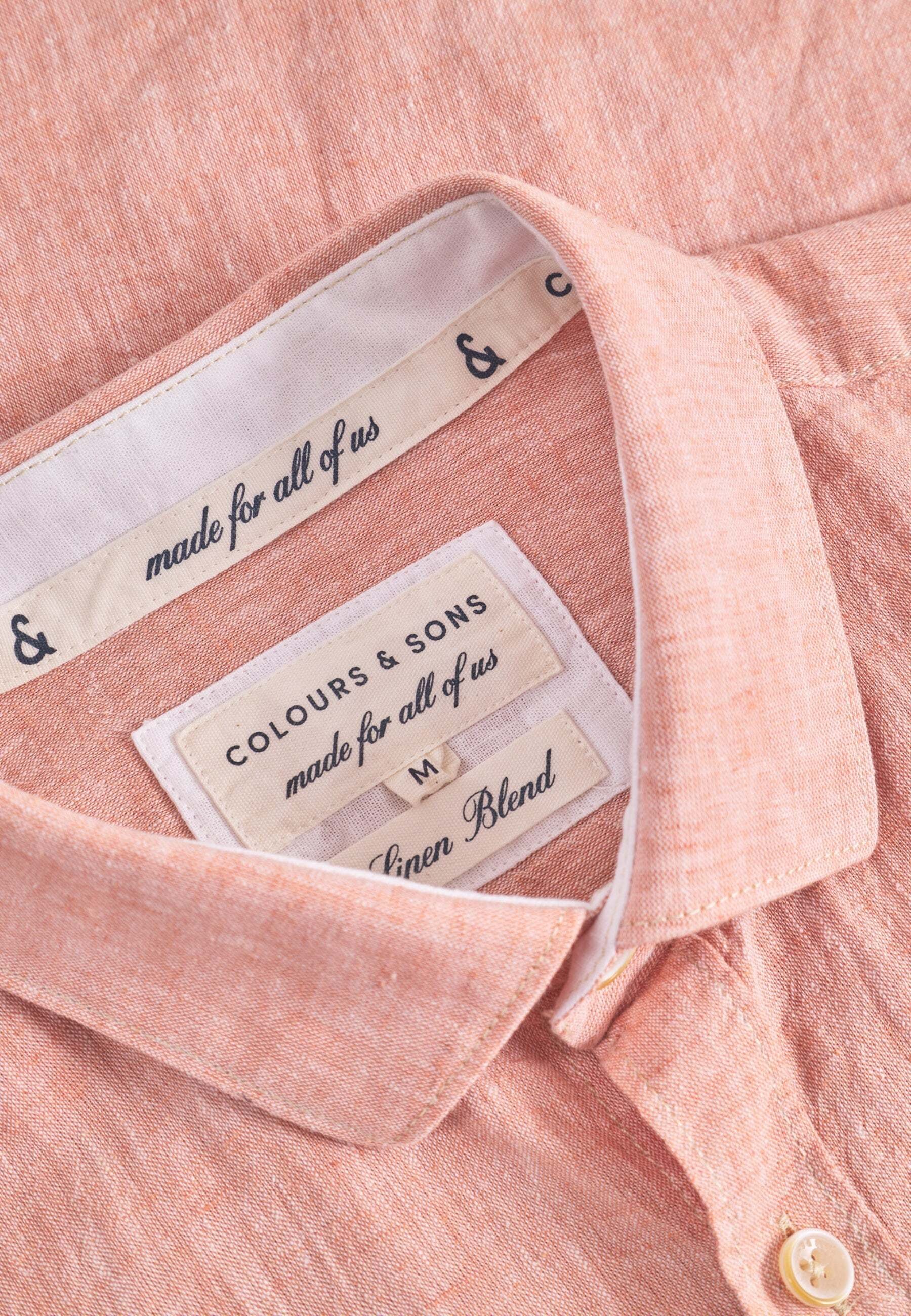 colours & sons Chemise à manches courtes »colours & sons Kurzarmhemd Shirt-Linen Blend Kent«