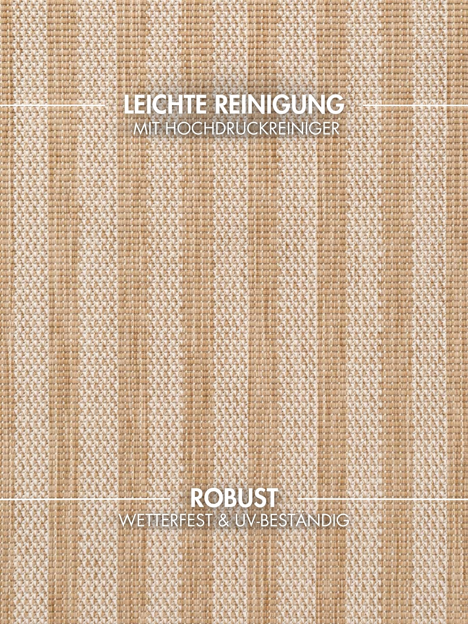 Ted Baker Teppich »Linley , Wendeteppich« rechteckig 8 mm Höhe Designteppich, Wetterfest, Pflegeleicht, Modern, Wohnzimmer, Terrasse