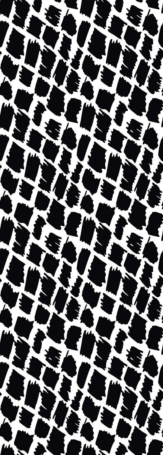 Image of queence Vinyltapete "Brad" Farbverlauf abstrakt bedruckt gemustert glatt 90x250cm, selbstklebend, kinderleichte Anbringung, Sticker