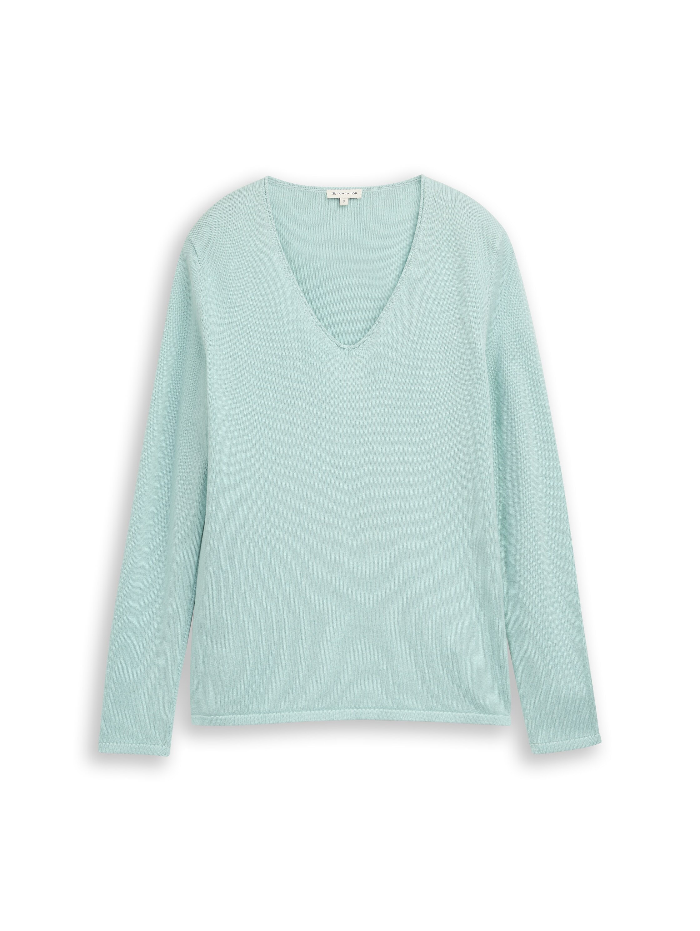 TOM TAILOR Pull col V »Regular« avec encolure en V