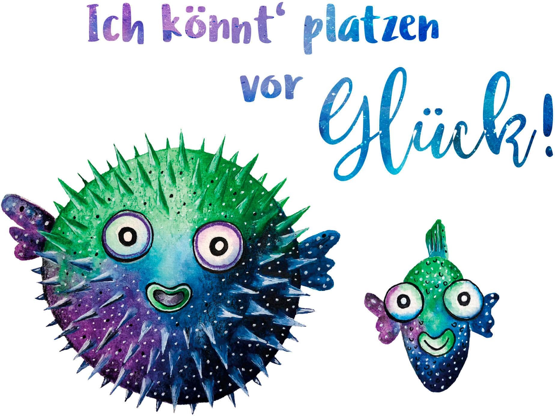 Image of Wall-Art Wandtattoo »Könnt platzen vor Glück« bei Ackermann Versand Schweiz