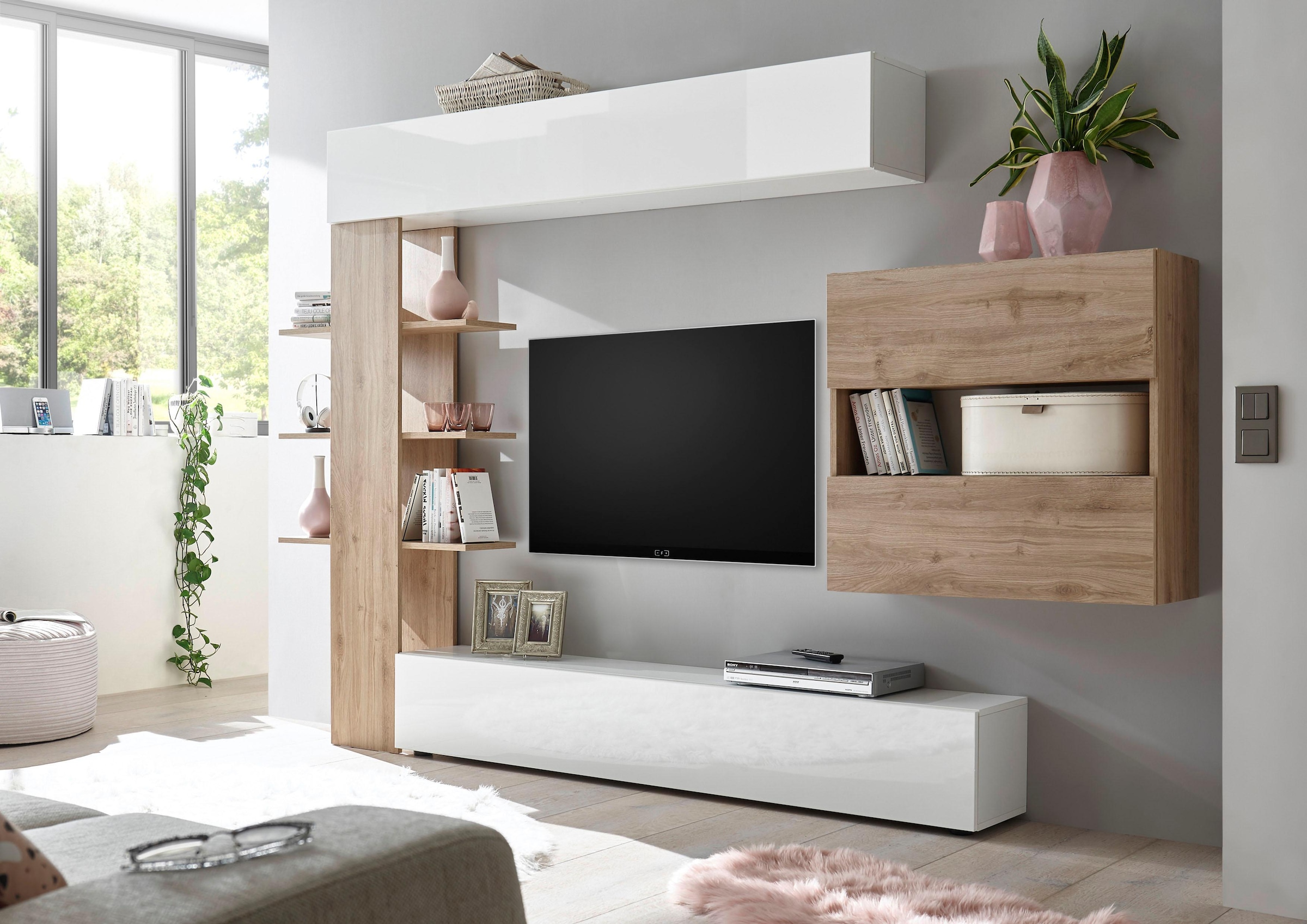Image of GOODproduct Wohnwand "Sorano" Set, 4 Stk. tlg.