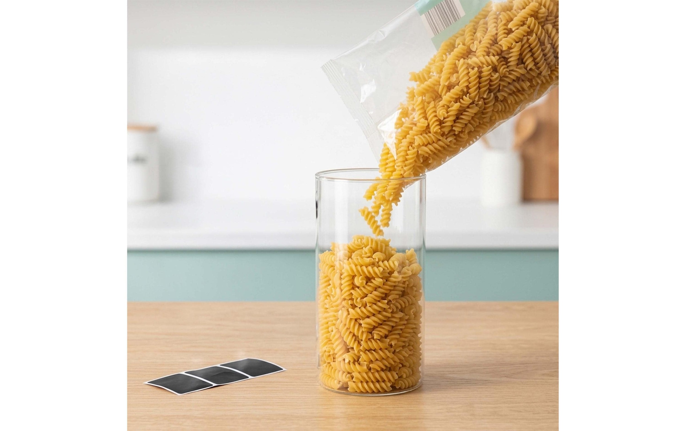 relaxdays Bocal à provisions »1,2 l« compatible lave-vaisselle