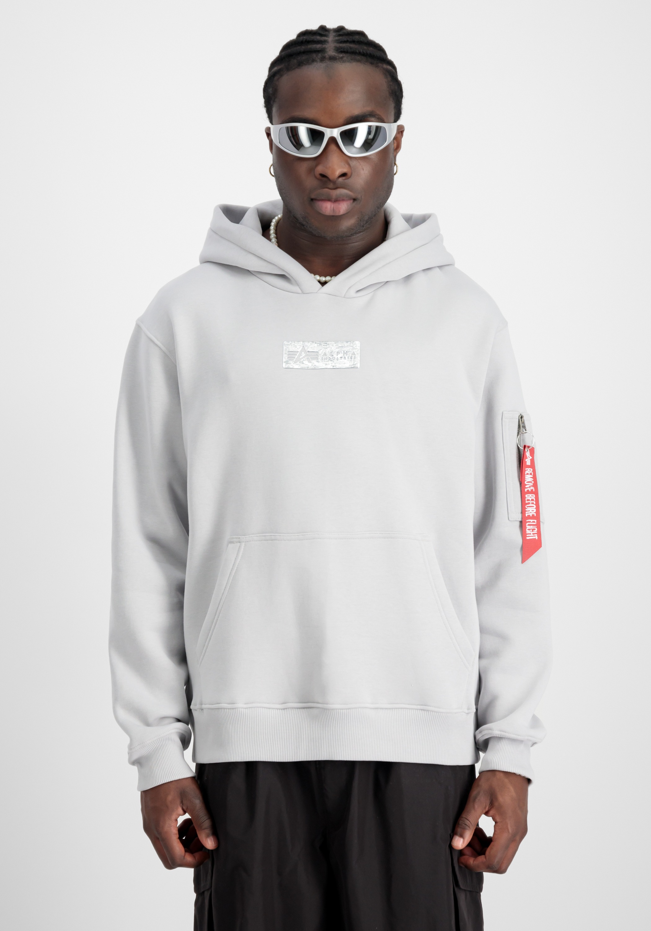 Alpha Industries Hoodie »Metal Plate Hoodie Kapuzensweatshirt«