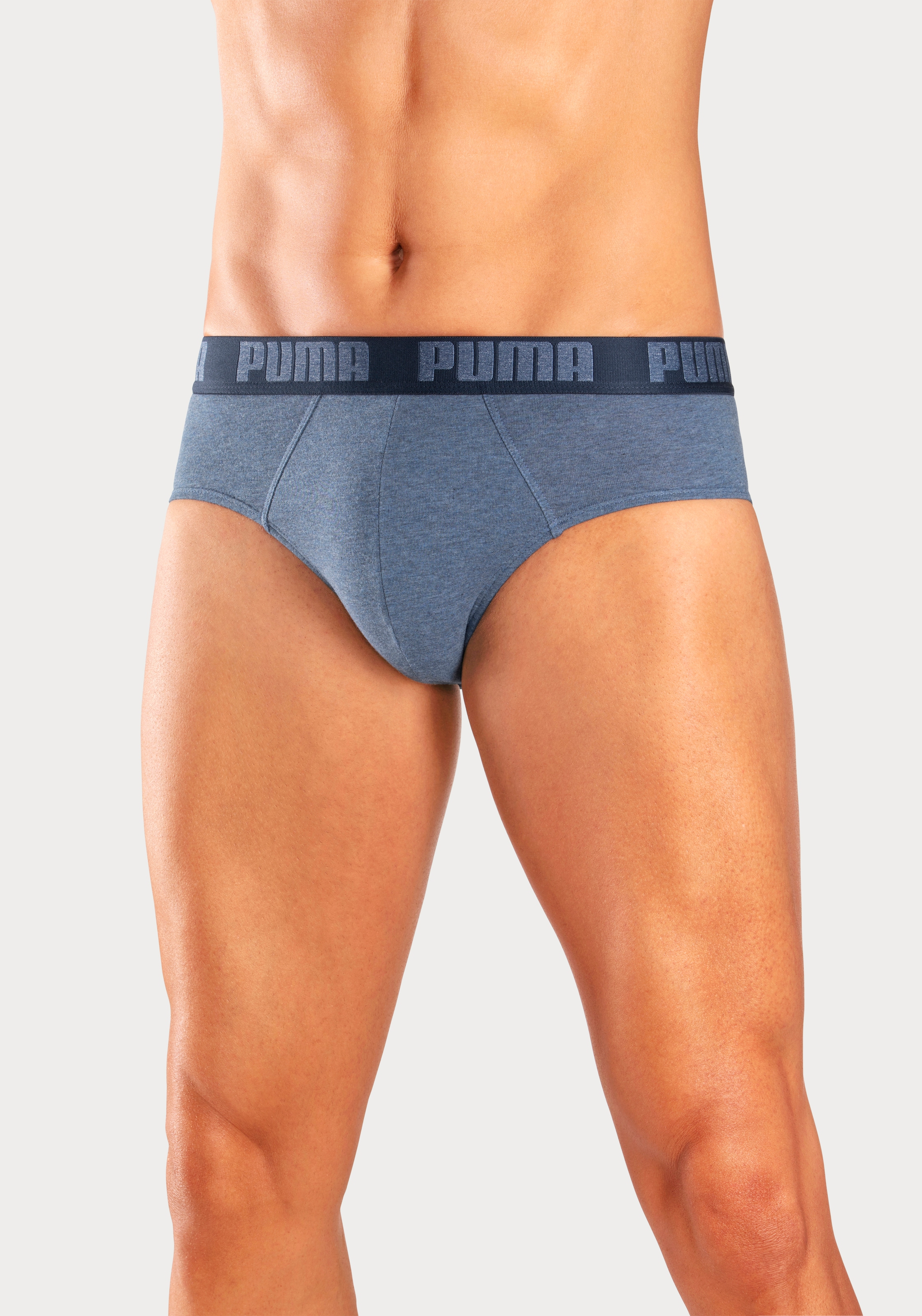 PUMA Slip, (Packung, 2er-Pack), mit Logo Webbund