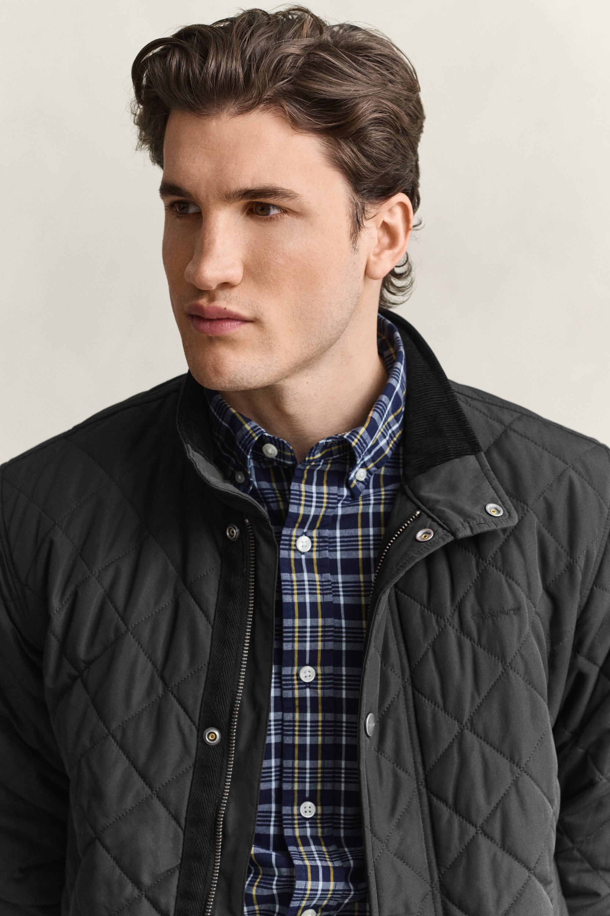 Gant Steppjacke »CLASSIC QUILTED JACKET« ohne Kapuze Regular fit mit Stehkragen