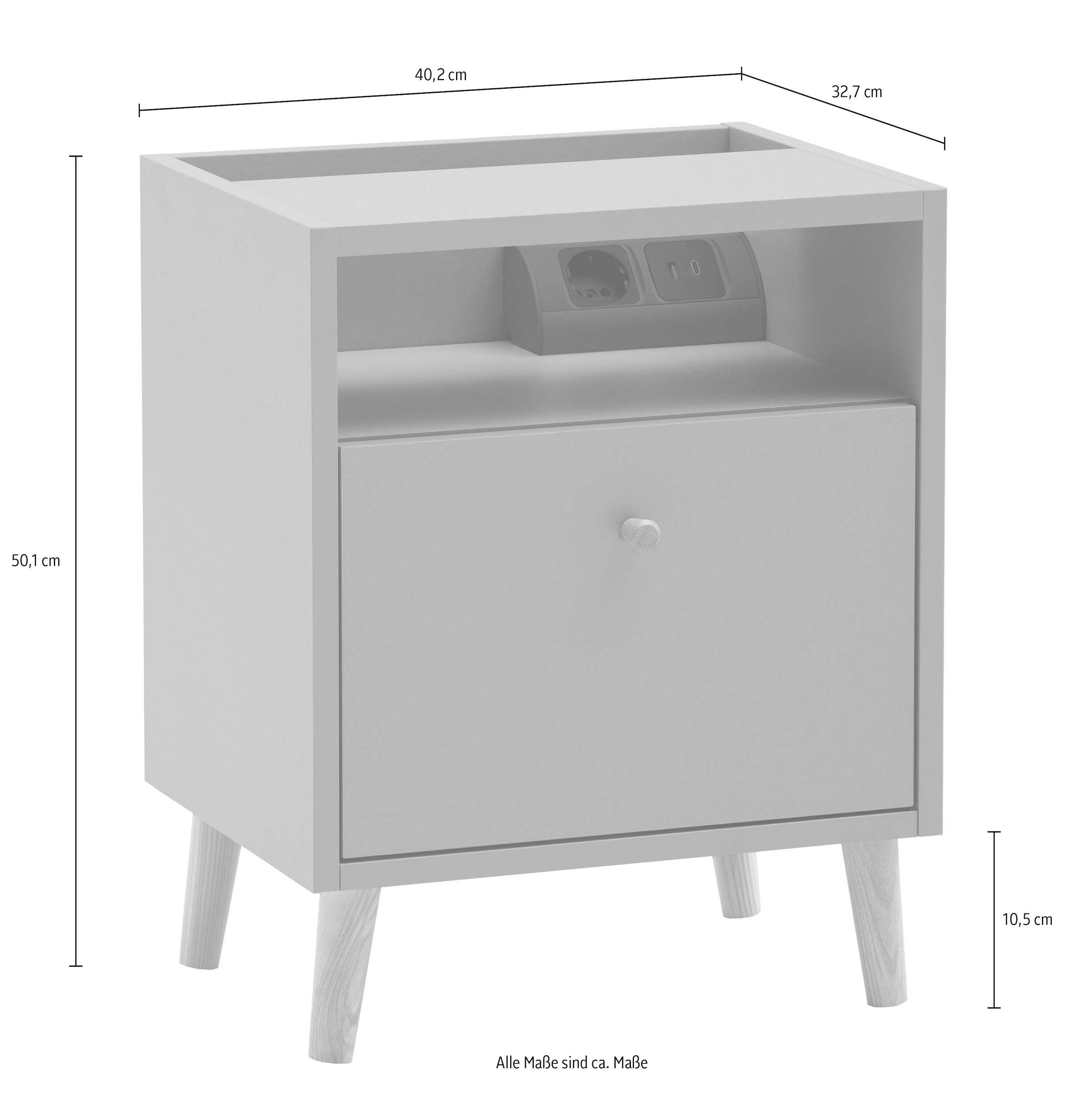 Schildmeyer Table de nuit »Bjarne, Breite 40,2 cm« 1 cuis tlg. Made in Germany