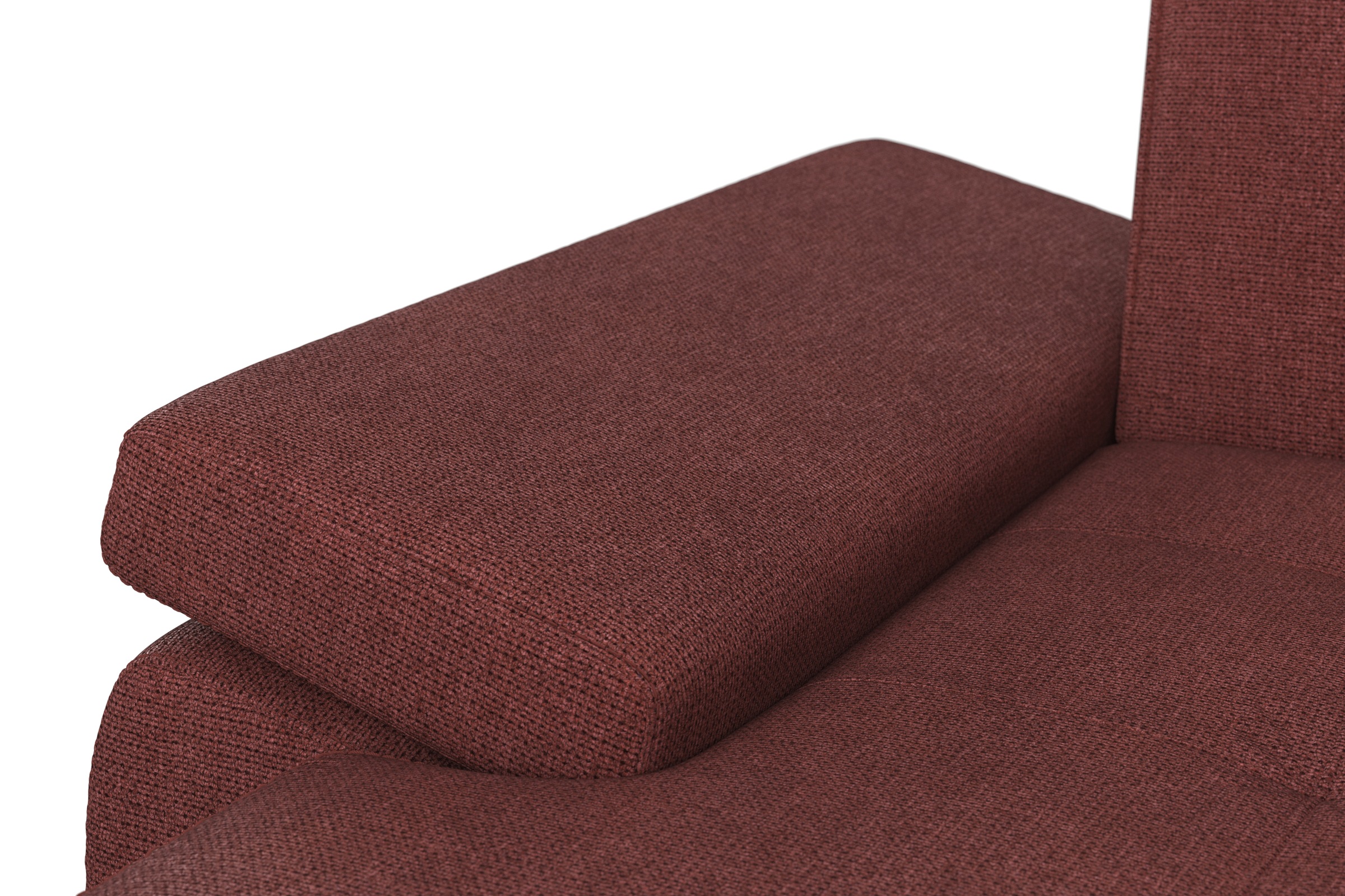 DOMO collection Wohnlandschaft »Capelo U-Form«, mit Armteilverstellung, wahlweise mit Bettfunktion, Federkern