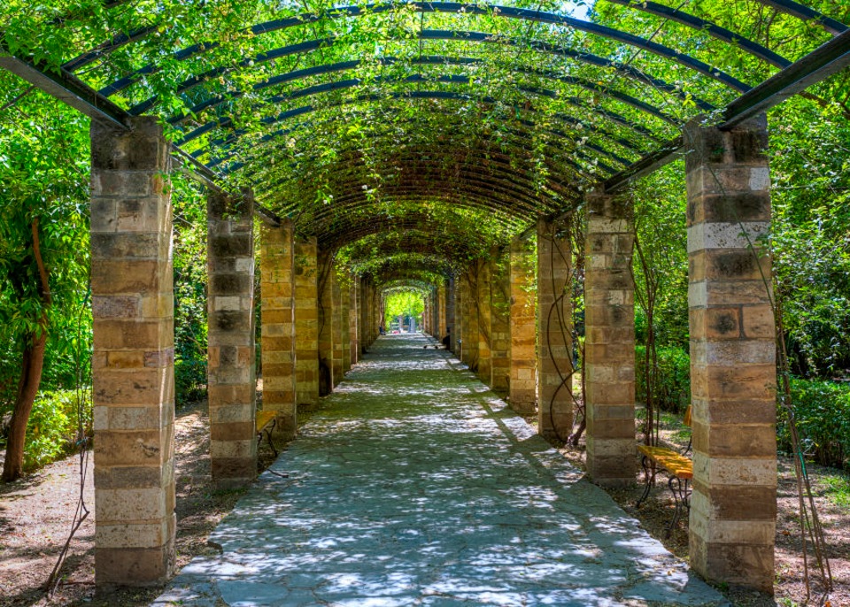 Image of Papermoon Fototapete »Garden of Athens«, matt, BlueBack, 7 Bahnen, 350 x 260 cm bei Ackermann Versand Schweiz