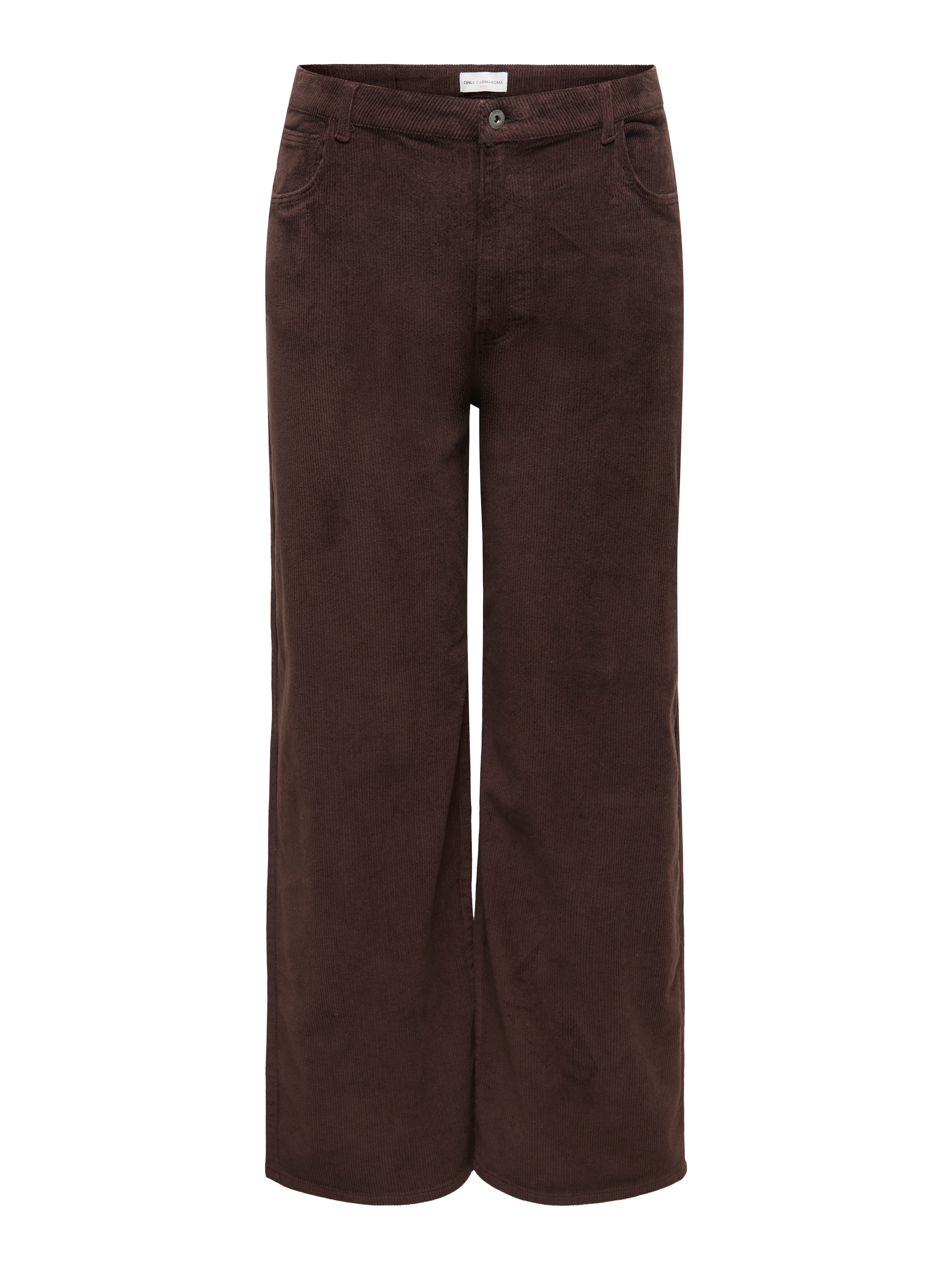 ONLY CARMAKOMA Pantalon en velours côtelé »CARHOPE GLOBAL EX HW WIDE CORD PNT NOOS«  mélange coton, taille haute