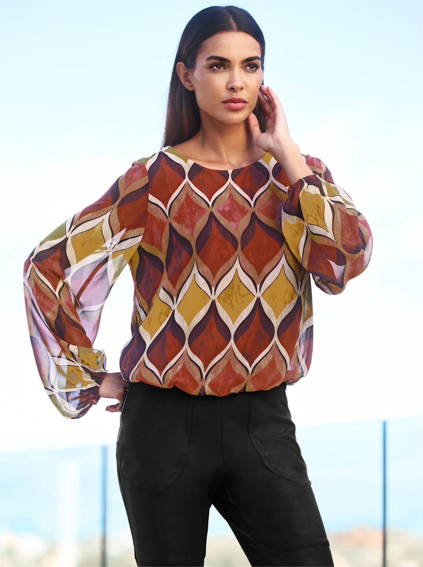 heine Druckbluse