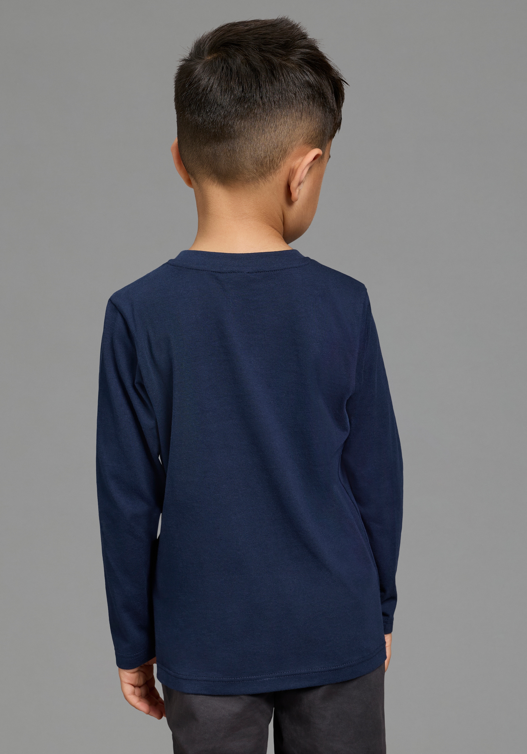 KIDSWORLD T-shirt à manches longues »Shirt mit tollem Bälle Druck« coupe basique, manches longues, col rond, pour enfants