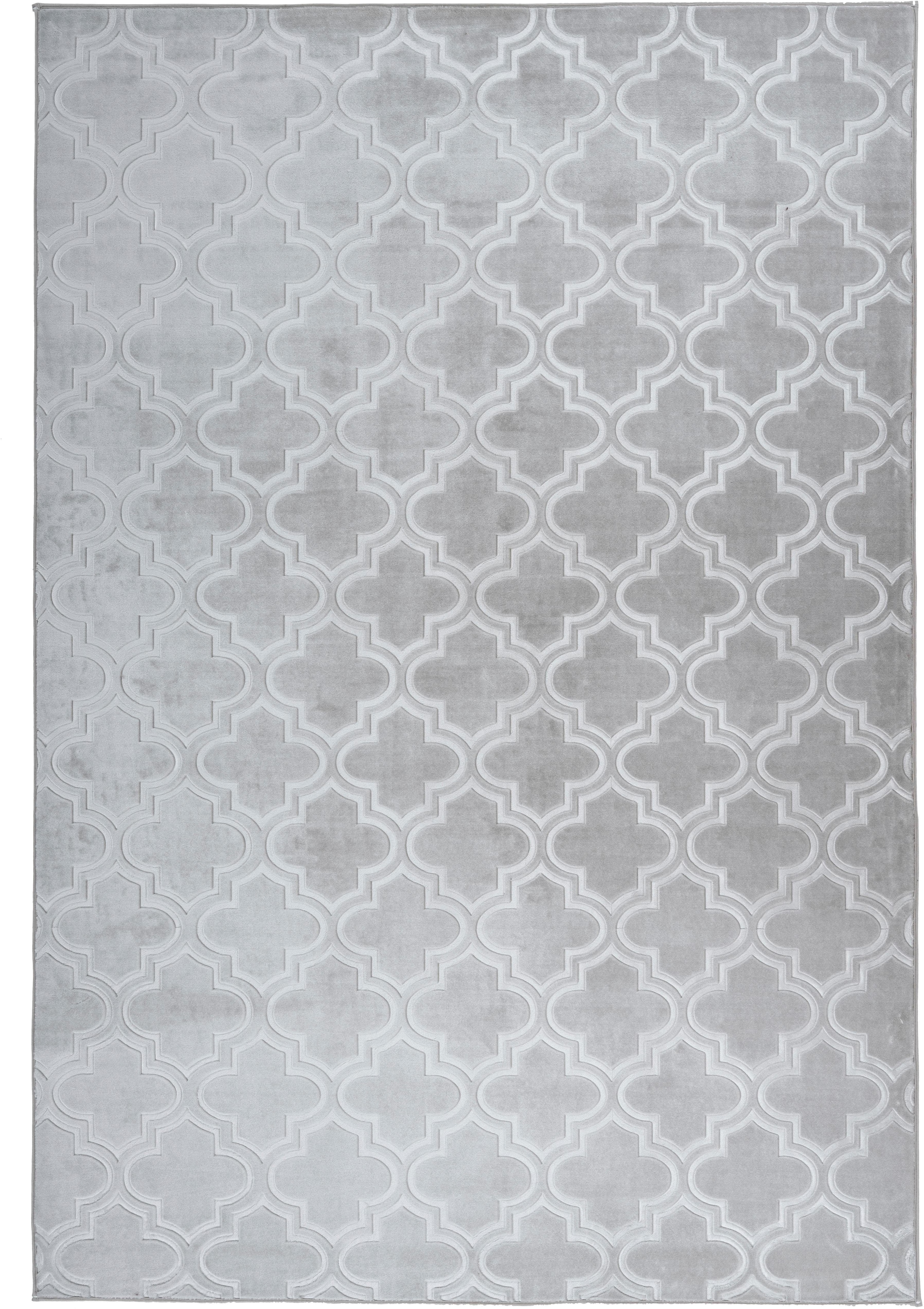 my home Teppich »Triana«, rechteckig, 7 mm Höhe, 3D-Design, geometrisches & modernes Design, Kurzflor, kuschelig