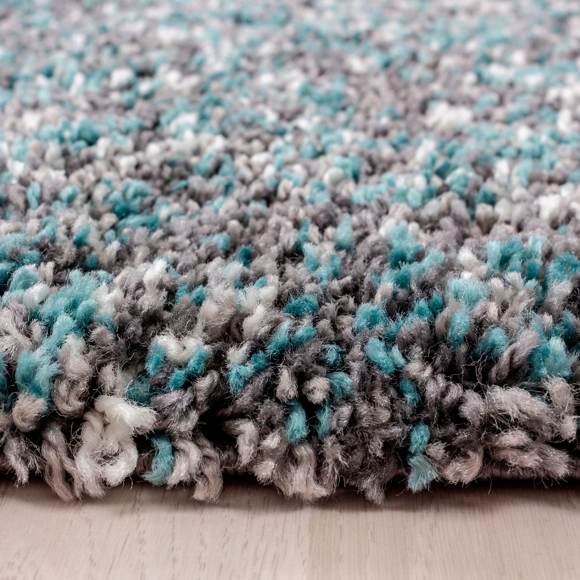 Ayyildiz Teppiche Hochflor-Teppich »Enjoy Shaggy«, rund, 50 mm Höhe, melierter Langflor, Wohnzimmer