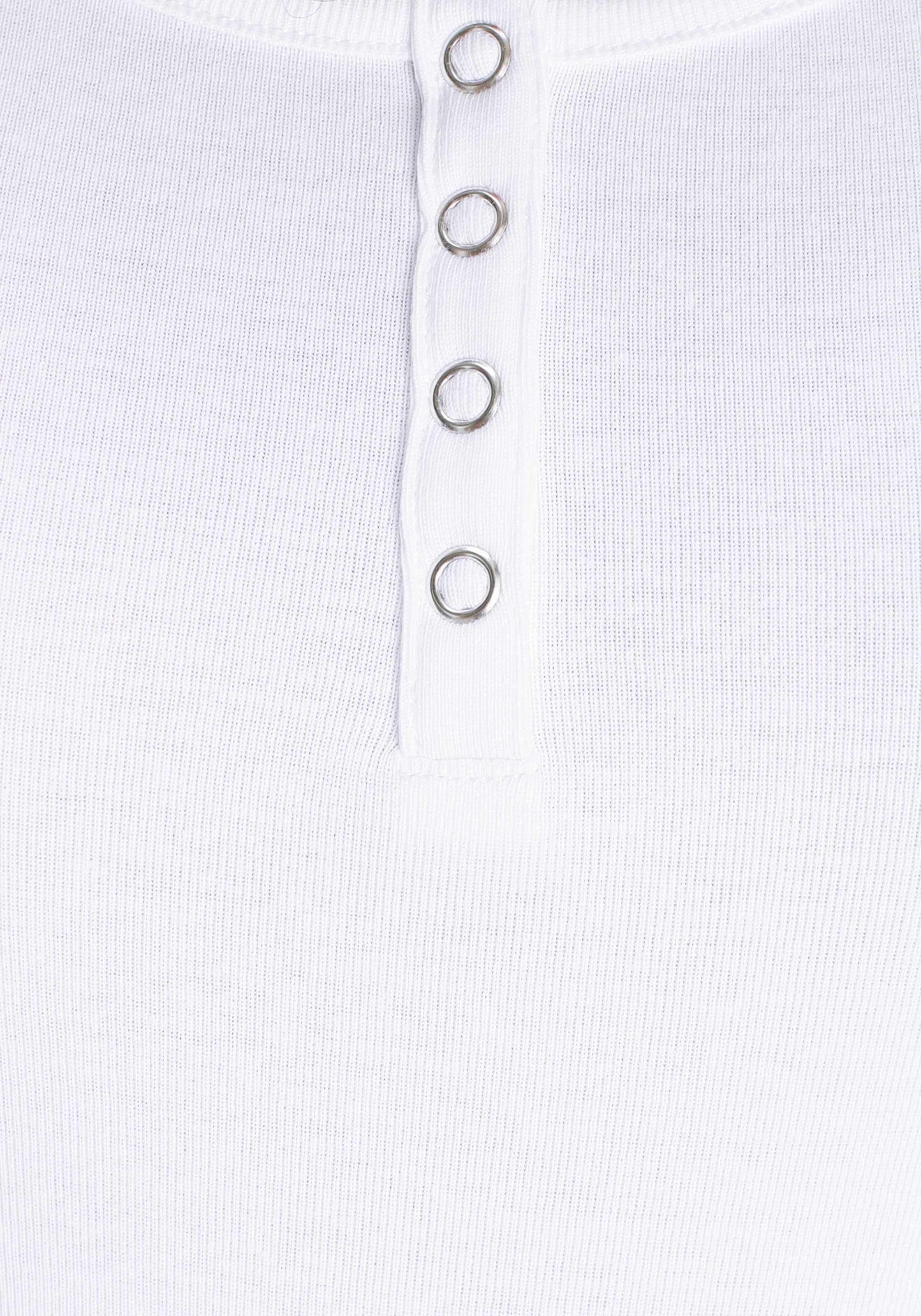 H.I.S T-Shirt, (Set, 2 tlg.), mit Knopfleiste vorne