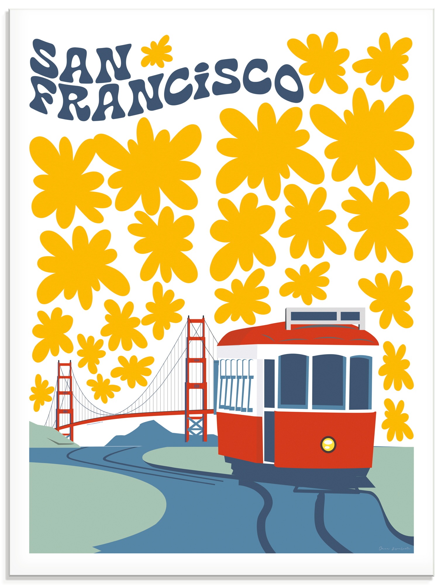 Image of Artland Glasbild "San Francisco" San Francisco 1 Stk. tlg. in verschiedenen Grössen