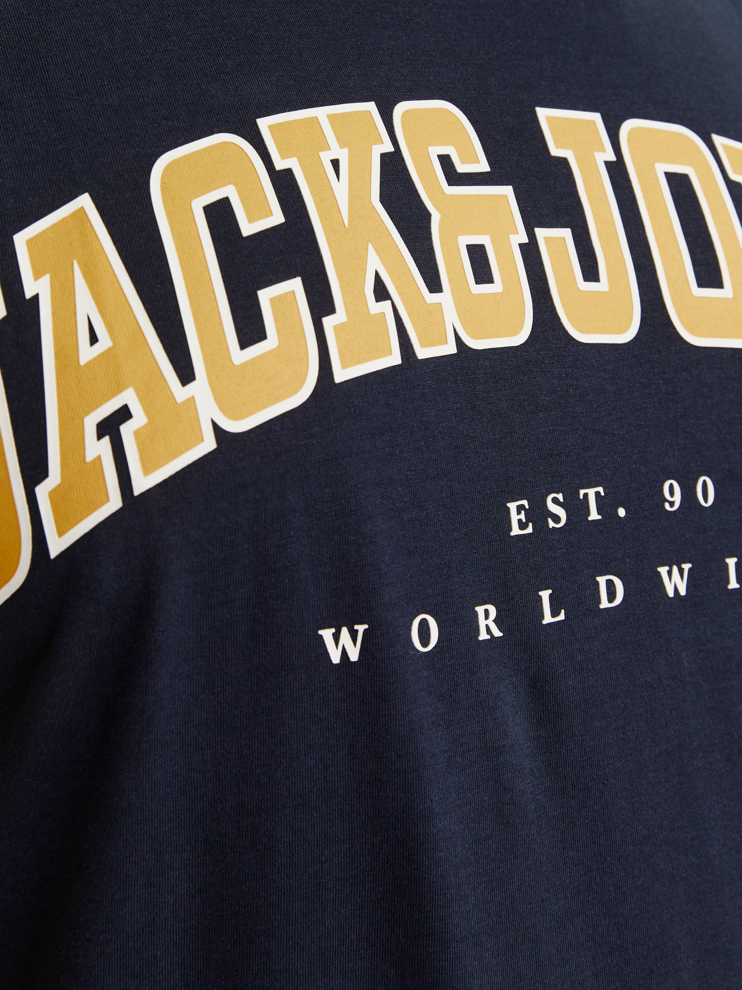 Jack & Jones PlusSize T-Shirt »JJECALEB VARSITY TEE SS O-NECK NOOS PLS«