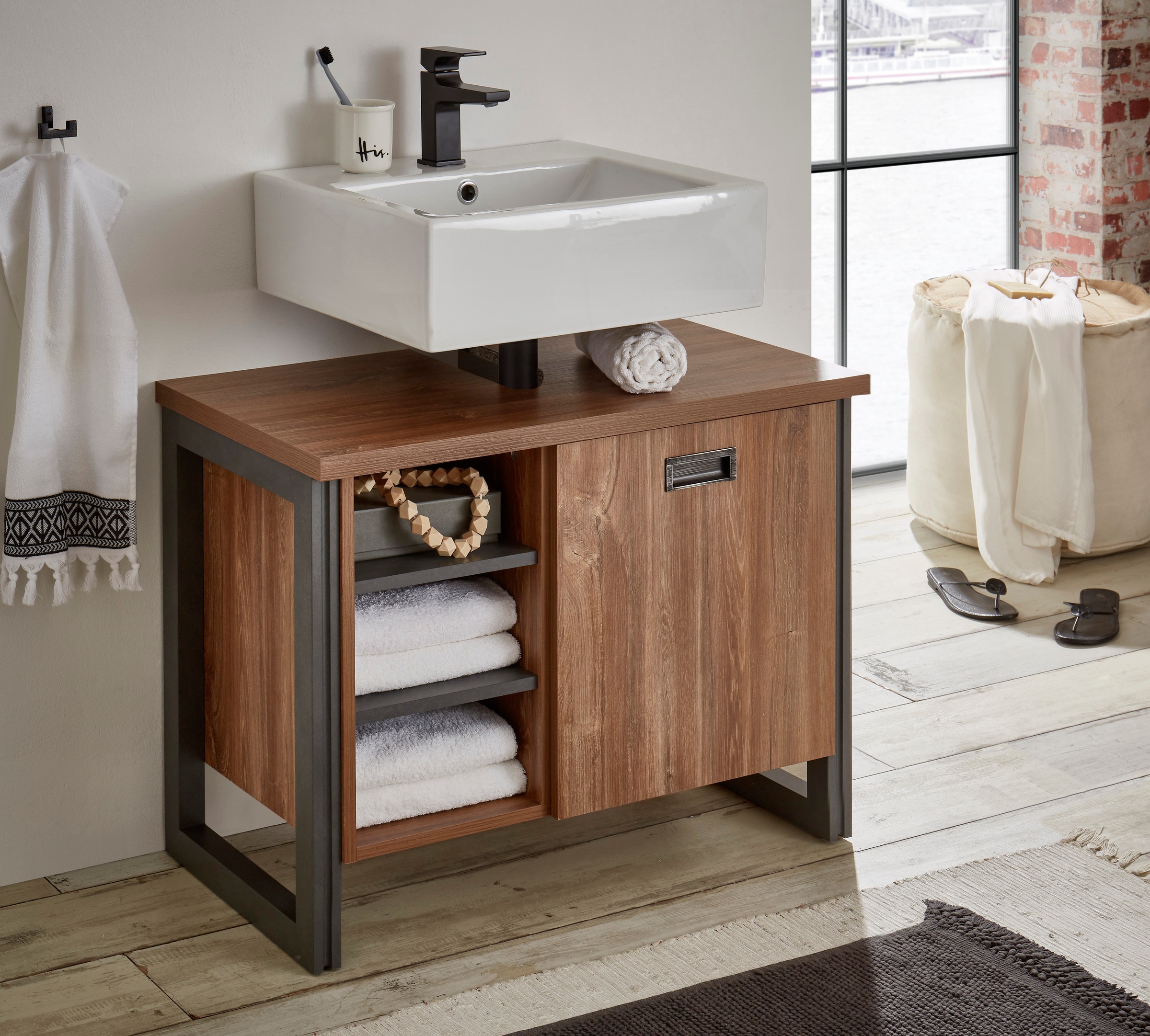Image of Home affaire Waschbeckenunterschrank »Detroit«, Breite 81 cm bei Ackermann Versand Schweiz