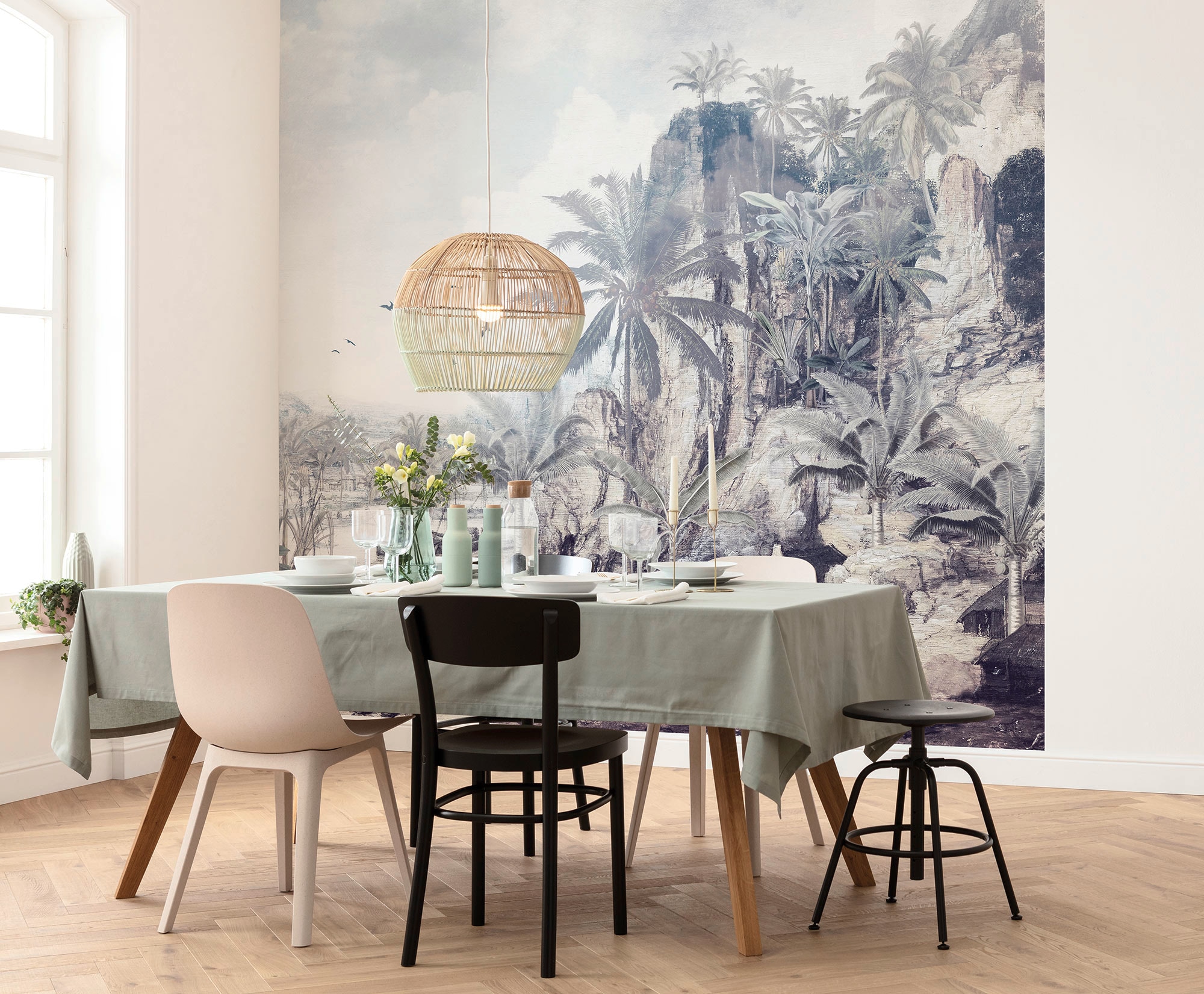 Image of Komar Fototapete "Dreamworld" bedruckt glatt 300 x 280 cm (Breite x Höhe) - Tapete, Vlies, Wohnzimmer, Schlafzimmer