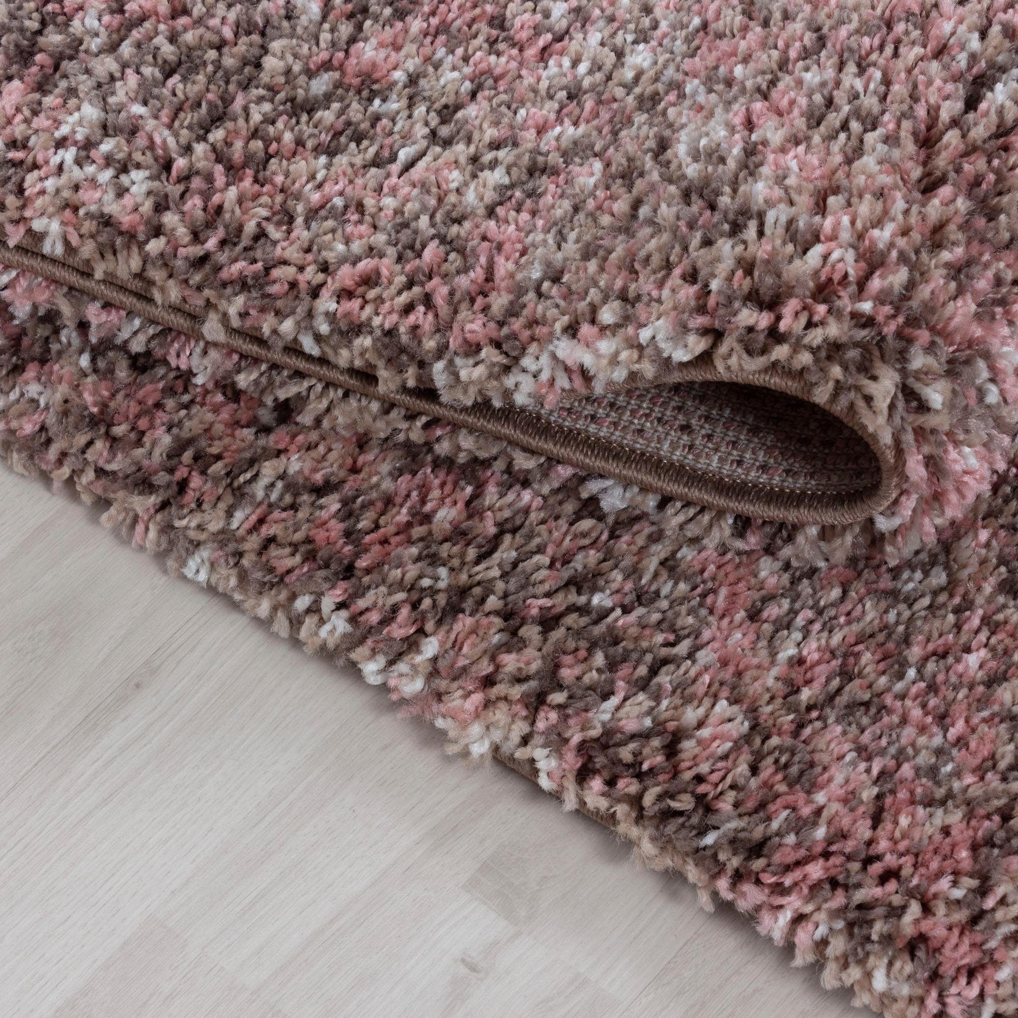Ayyildiz Teppiche Hochflor-Teppich »Enjoy Shaggy«, rechteckig, 50 mm Höhe, auch als Läufer, Shaggy, Langflor, meliert, Wohnzimmer