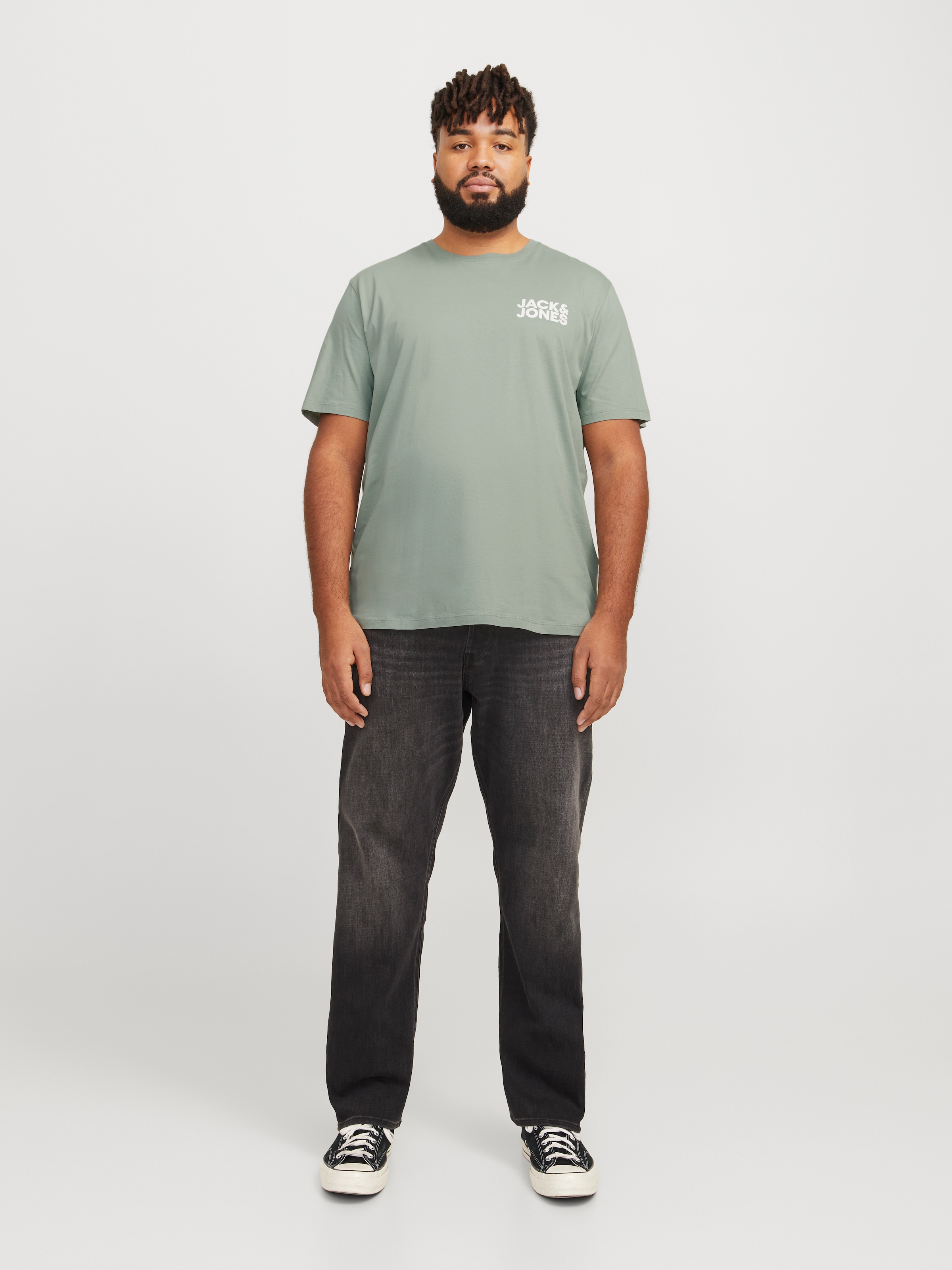 Jack & Jones PlusSize T-Shirt »JJECORP LOGO TEE SS O-NECK NOOS PLS«, mit Logo Print