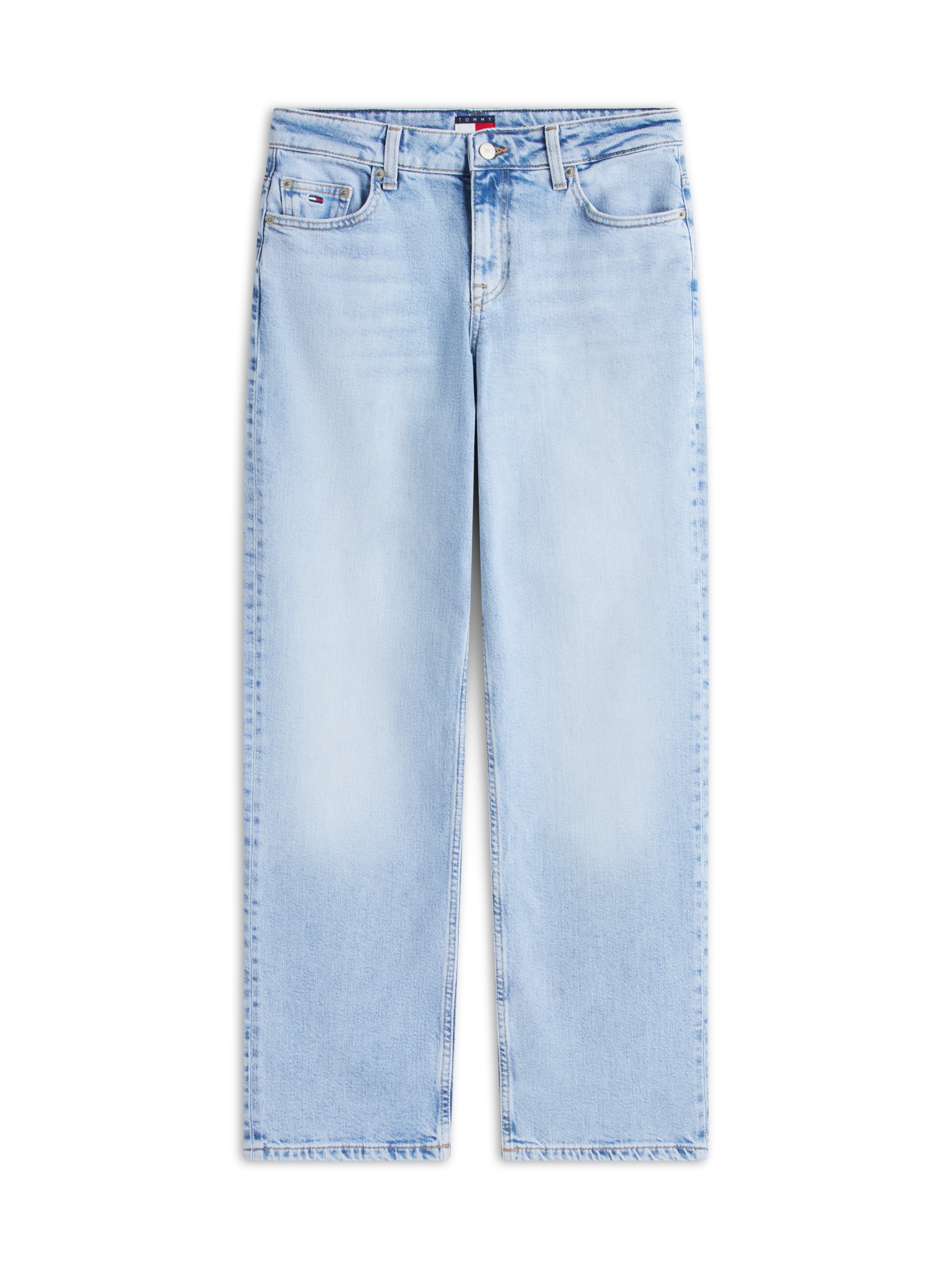 Tommy Jeans Straight-Jeans »SOPHIE LW STR BI0112« Baumwoll-Lyocell-Mix mit Stretch