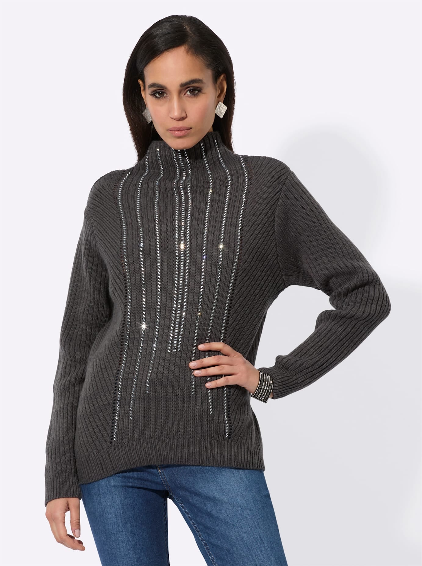 creation L Pull en tricot »Merino-Mix-Pullover«