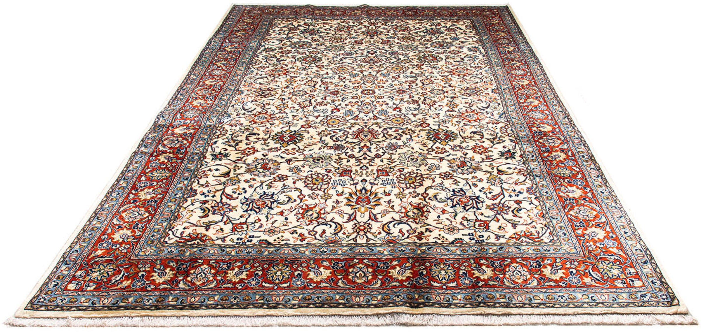 Image of morgenland Orientteppich »Perser - Classic - 310 x 207 cm - beige«, rechteckig, 10 mm Höhe, Wohnzimmer, Handgeknüpft, Einzelstück mit Zertifikat bei Ackermann Versand Schweiz