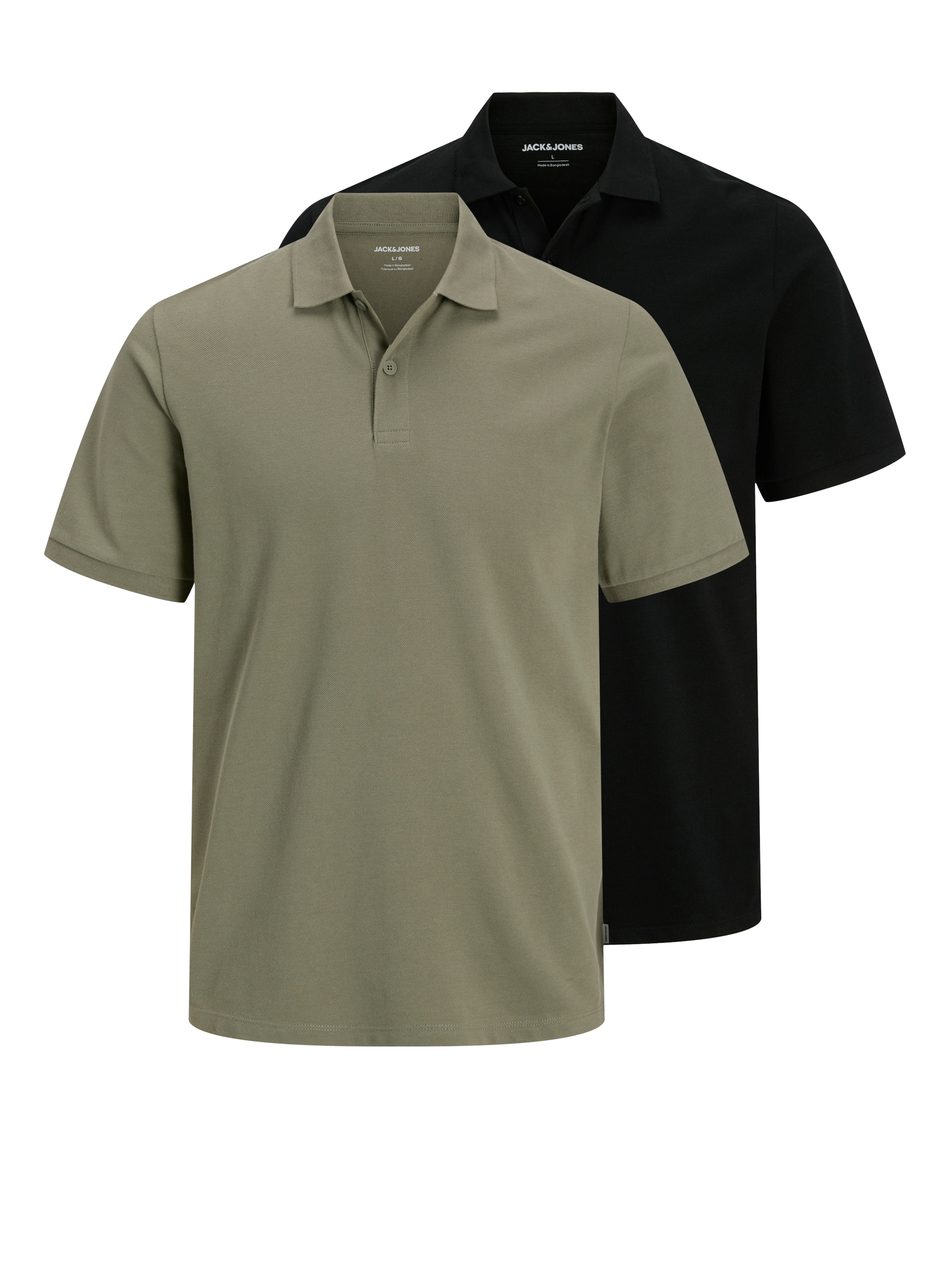 Image of Jack & Jones Poloshirt "JJKANE POLO SS 2PK MP" Packung, 2 Baumwollmischung, regular fit