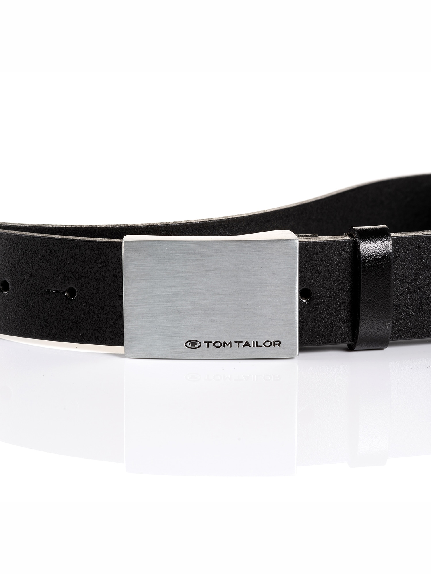 TOM TAILOR Koppelgürtel »TTBOB«, (1 St.), 3,5 cm breiter Herrengürtel, modischer Klassiker, Koppelschliesse