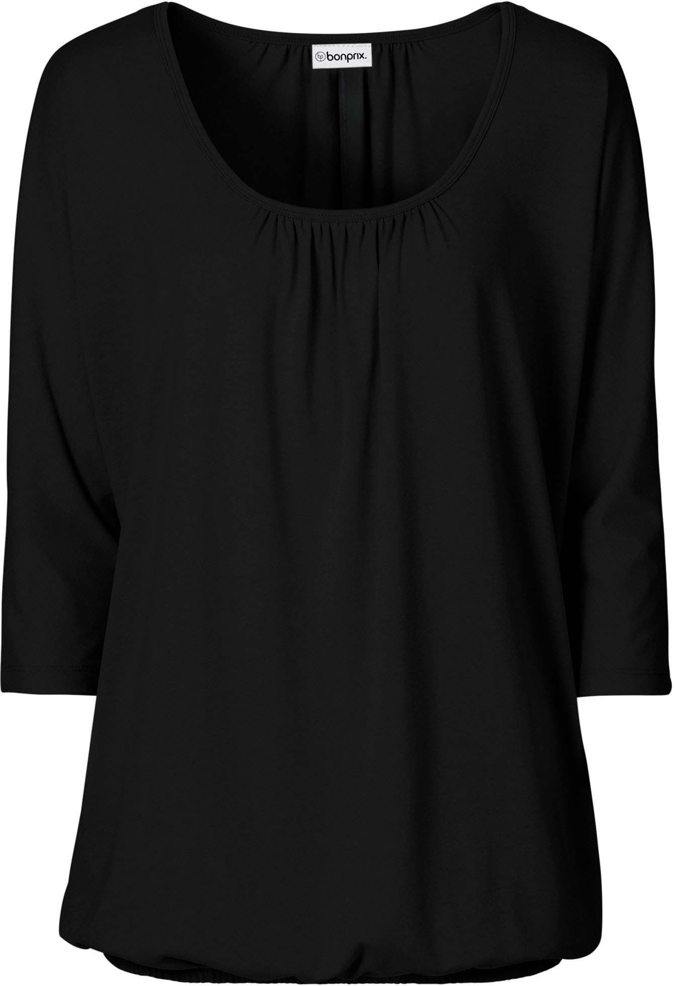 bonprix Oversize-Shirt »Oversize-Shirt aus Viskose-Mix« lässig geschnittene Passform, mit Fledermausärmeln, aus Viskose-Mix