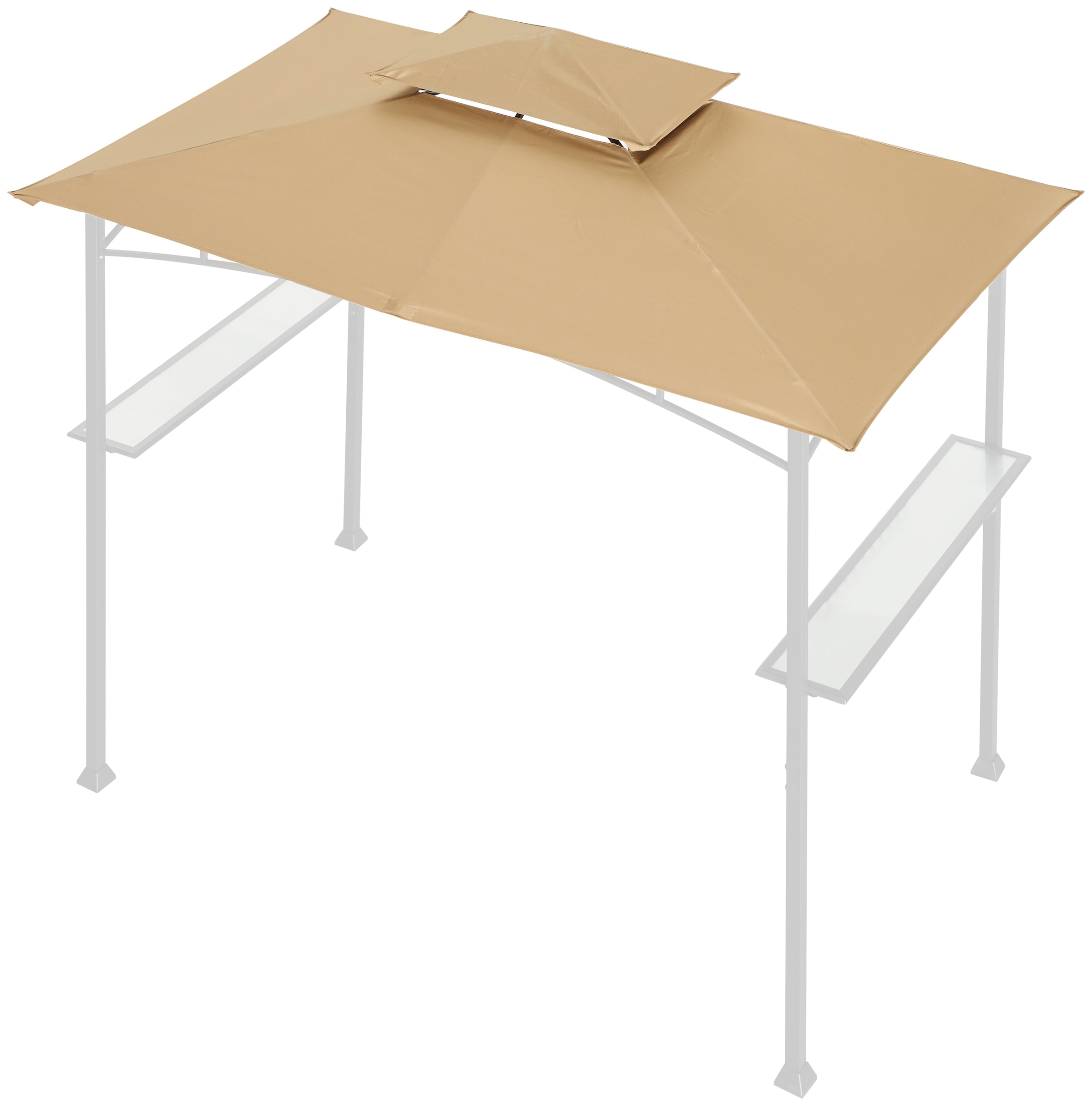 Ersatzdach für Pavillon »Grillpavillon«, BxL: 150x240 cm, beige