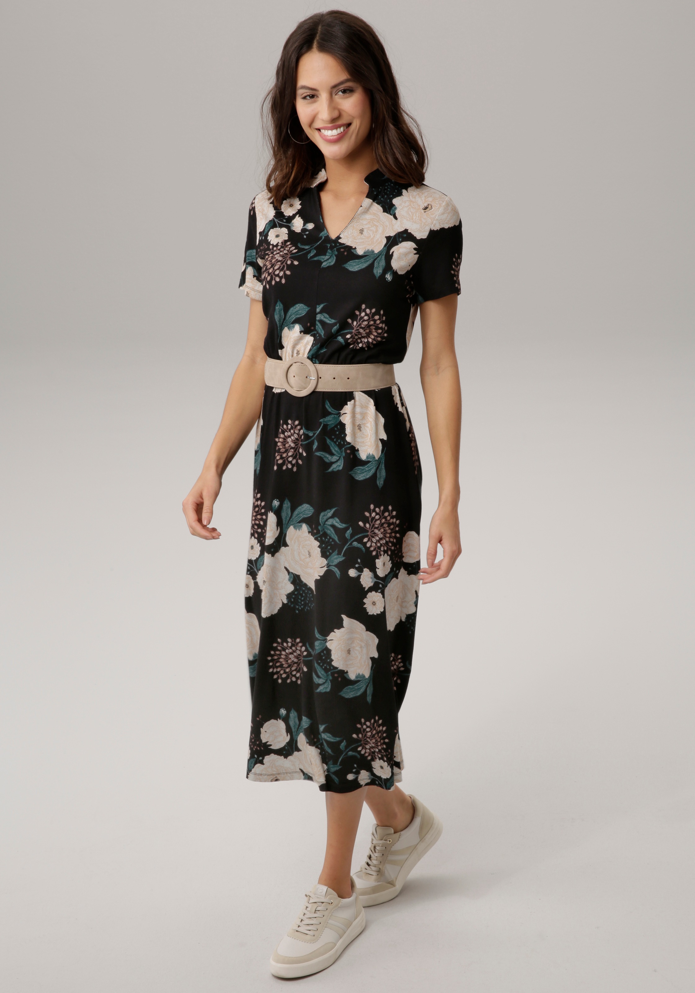 Image of Laura Scott Jerseykleid, in modischer Midi-Länge bei Ackermann Versand Schweiz