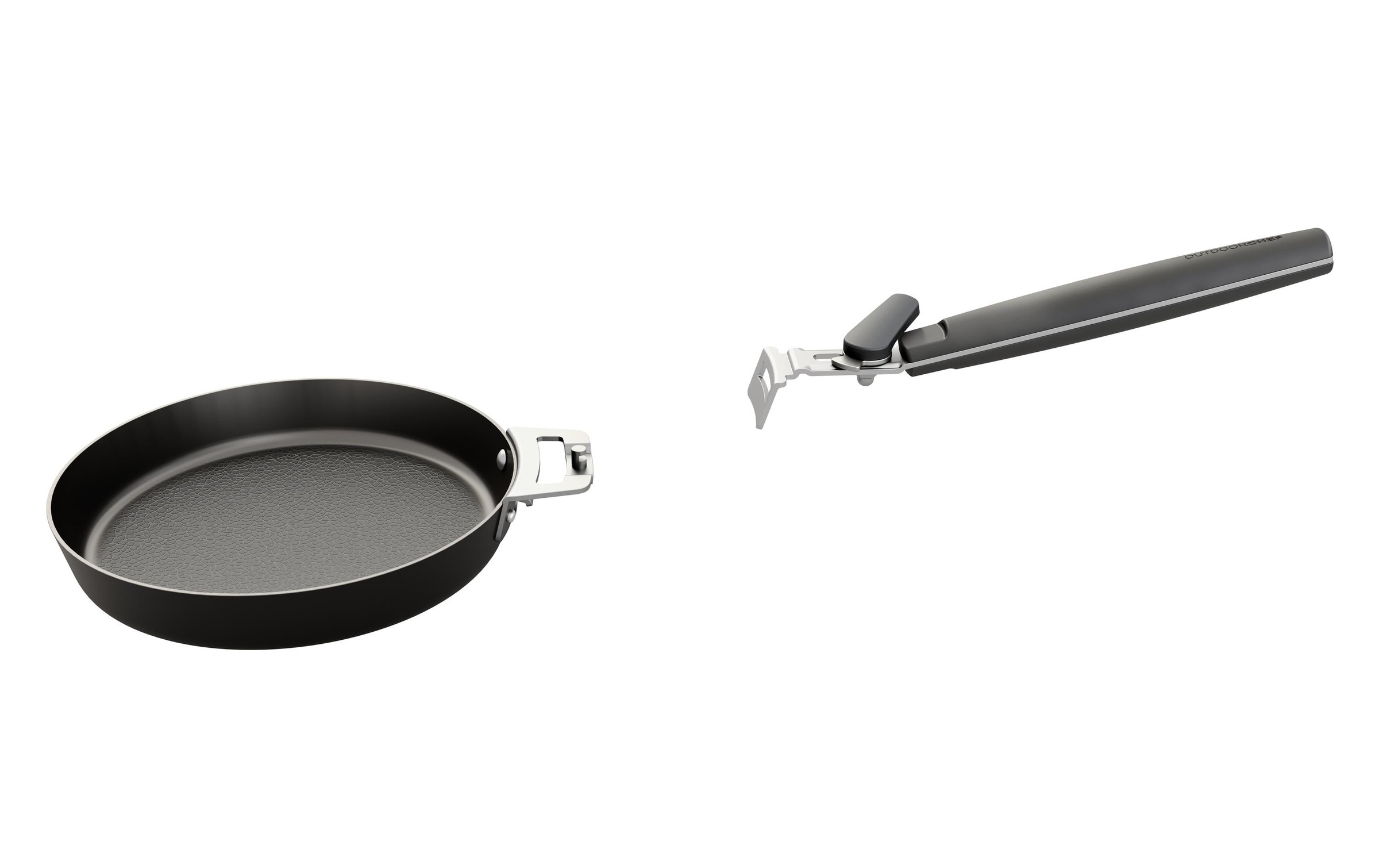 OUTDOORCHEF Grillpfanne »Karbonstahl, Ø 24 cm«, Edelstahl