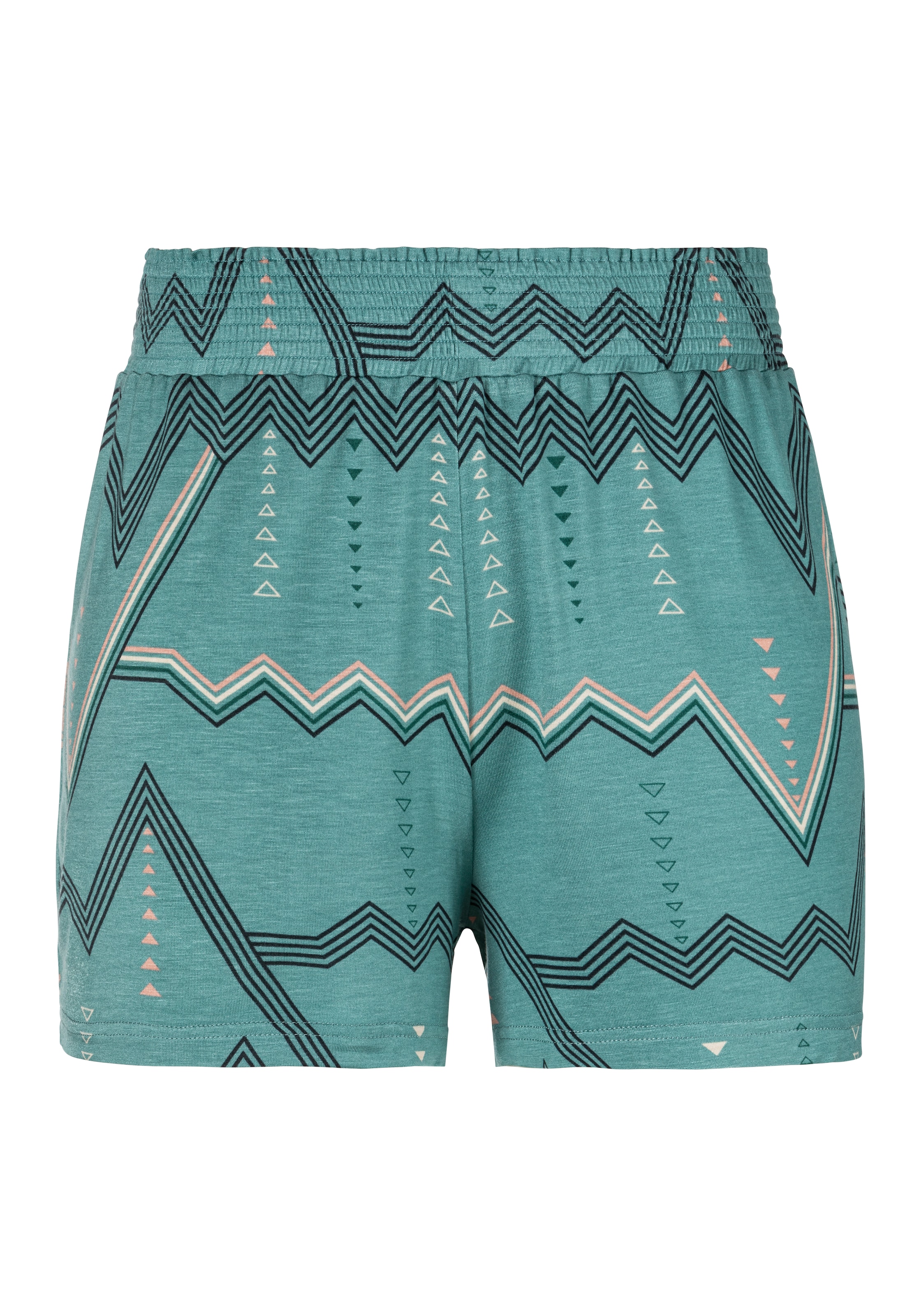 LASCANA Shorts de pyjama  mit grafischem Zick-Zack Muster