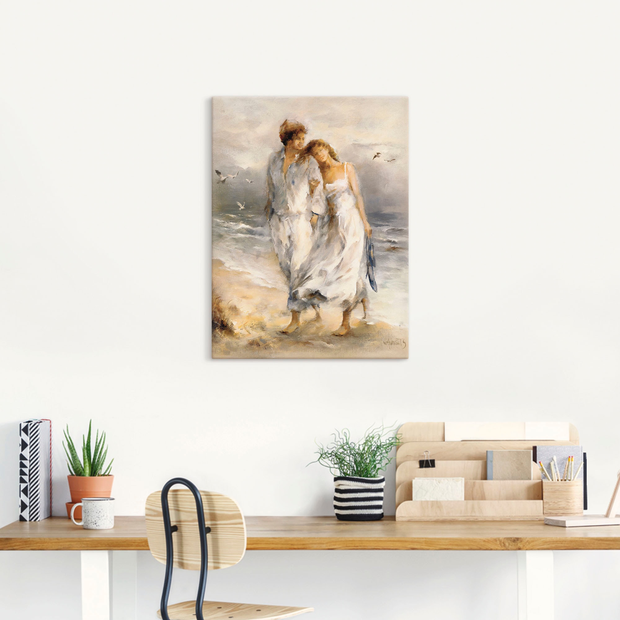 Artland Wandbild »Verliebt«, Paar, (1 St.), als Leinwandbild, Wandaufkleber  oder Poster in versch. Grössen günstig kaufen